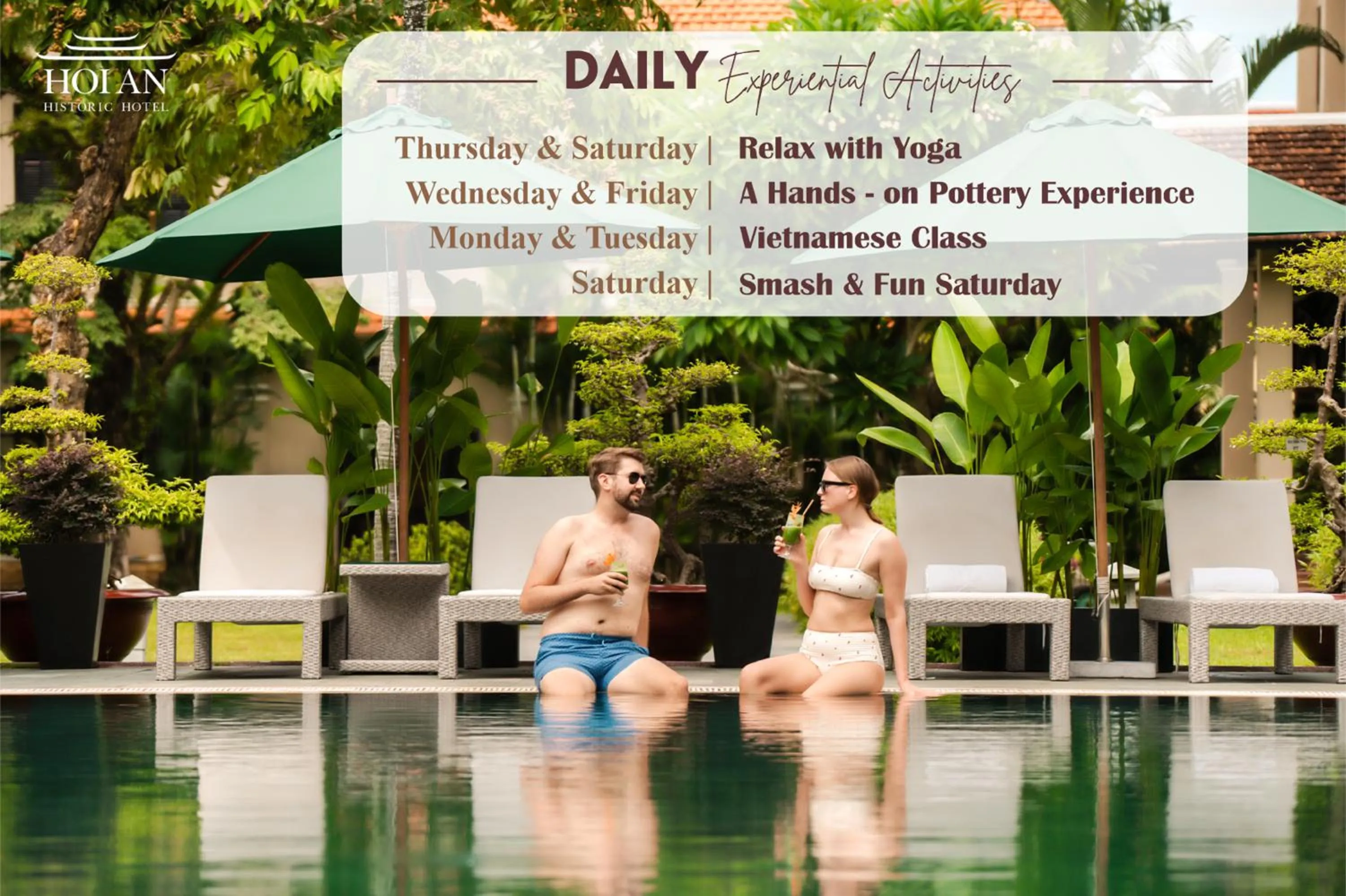 Swimming pool in HOI AN HISTORIC HOTEL