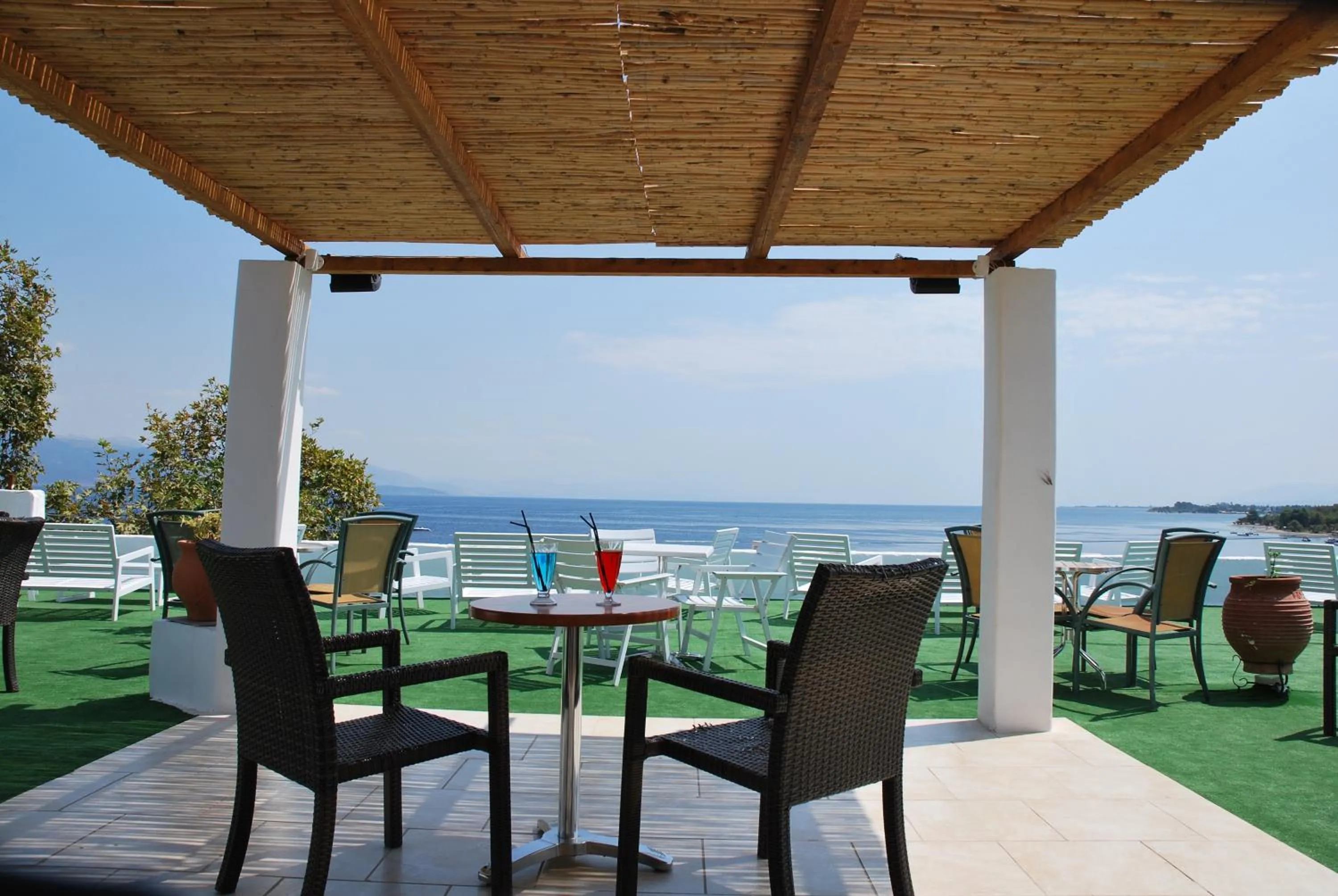 Balcony/Terrace in Hotel Kanelli Beach