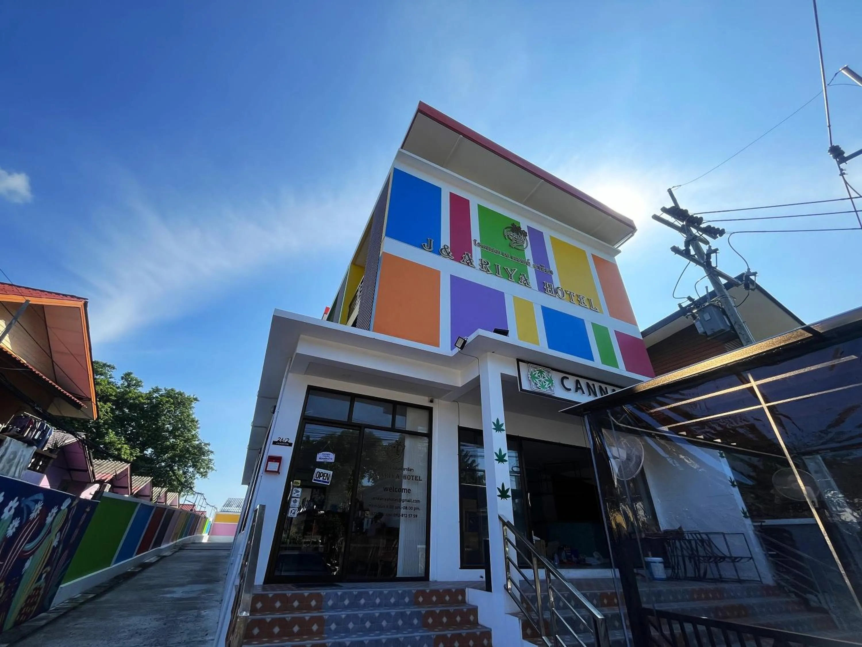 Property building in J & Ariya Hotel Near Samui Airport and Koh Phangan Pier