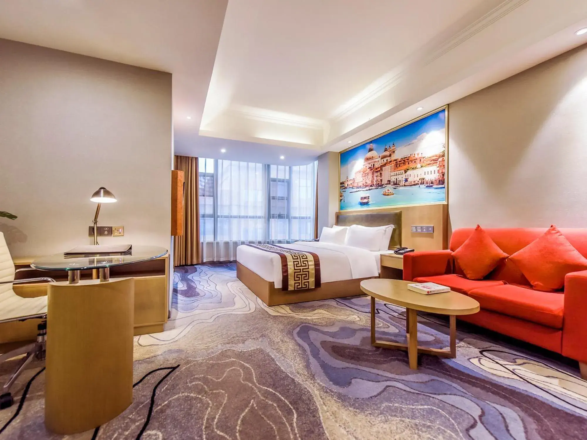 Elegant Double Room in Guangzhou Huihe Hotel Elegant Double Room in Guangzhou Huihe Hotel