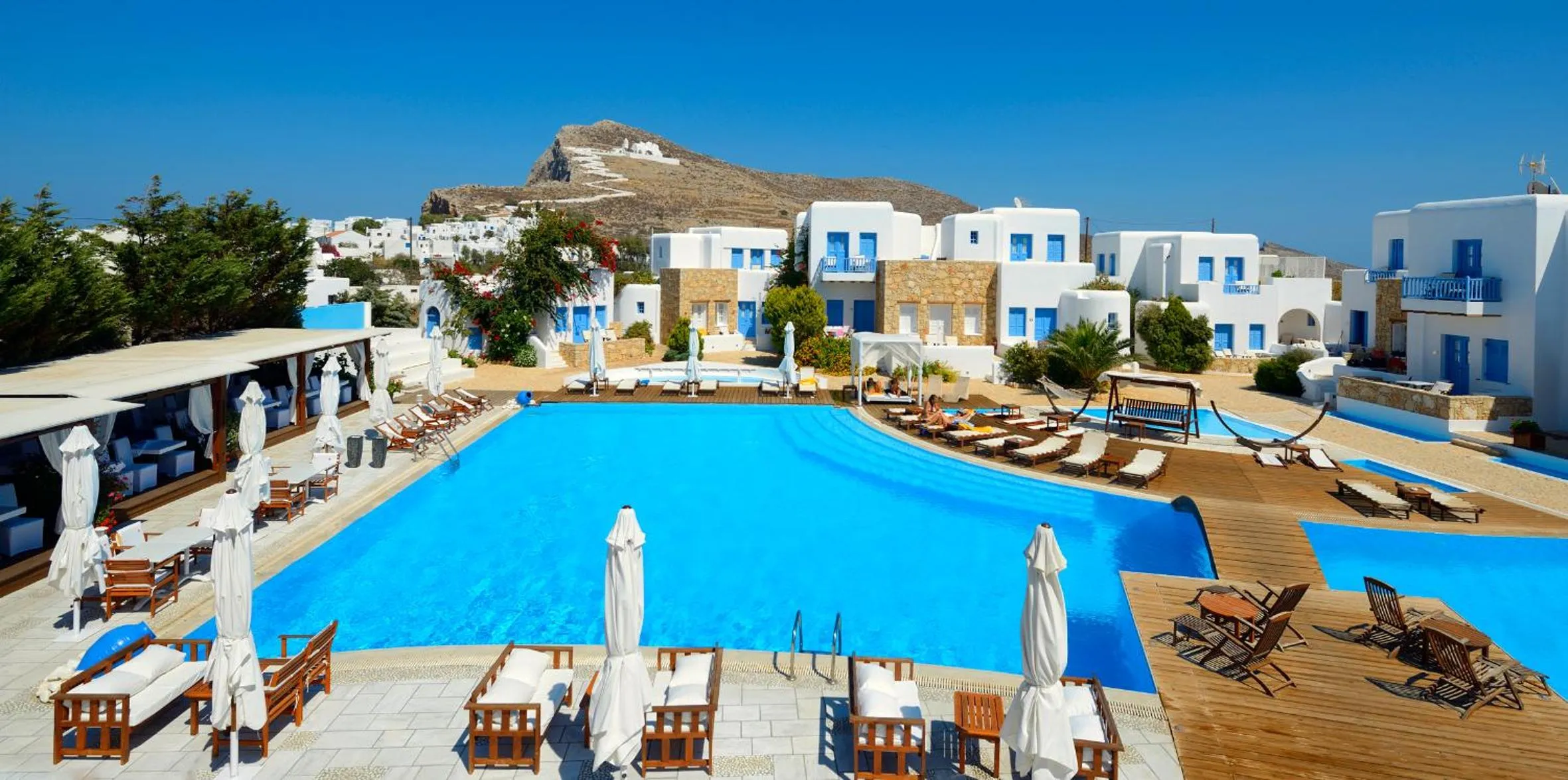 Pool view in Chora Resort Hotel & Spa