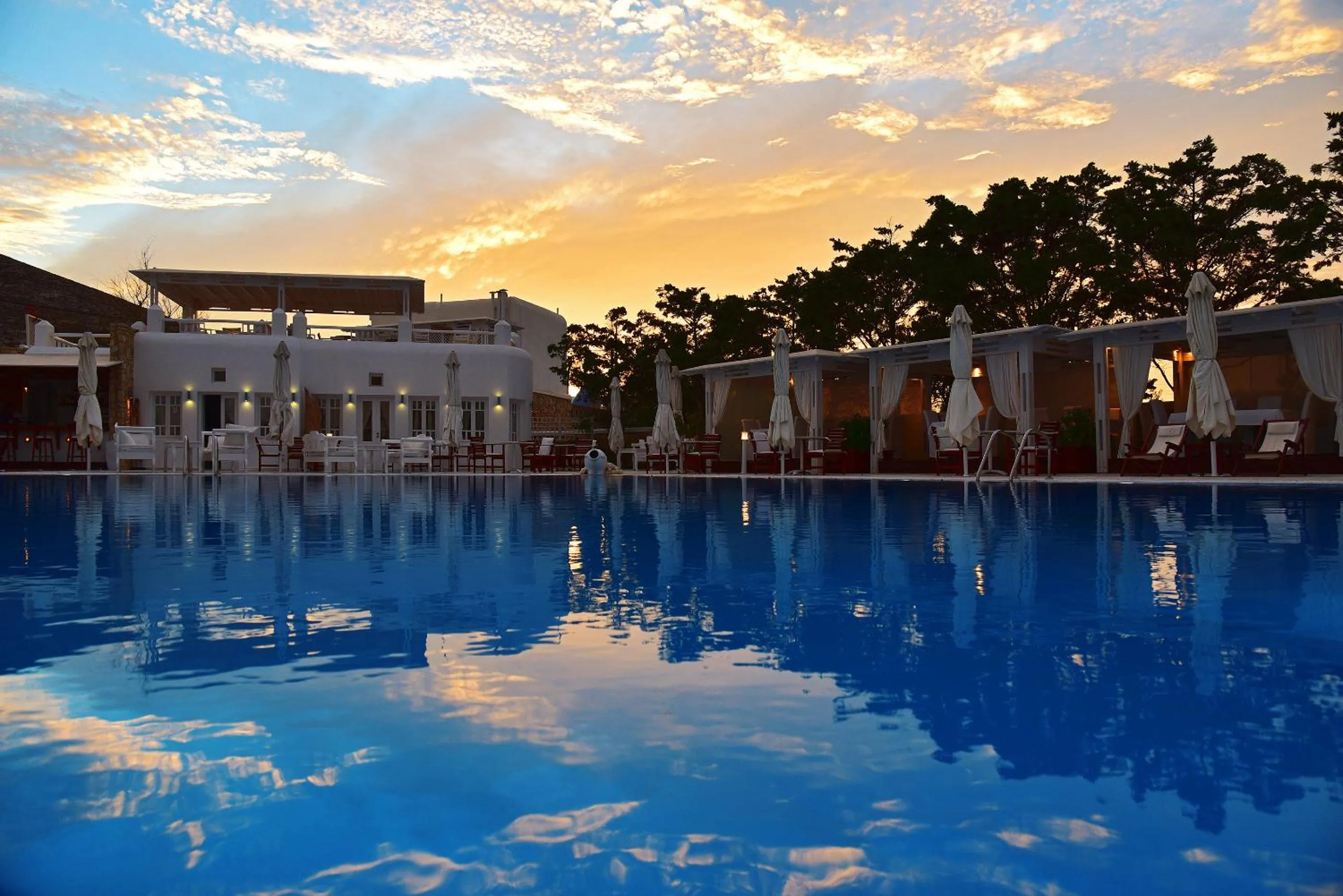 Pool view in Chora Resort Hotel & Spa
