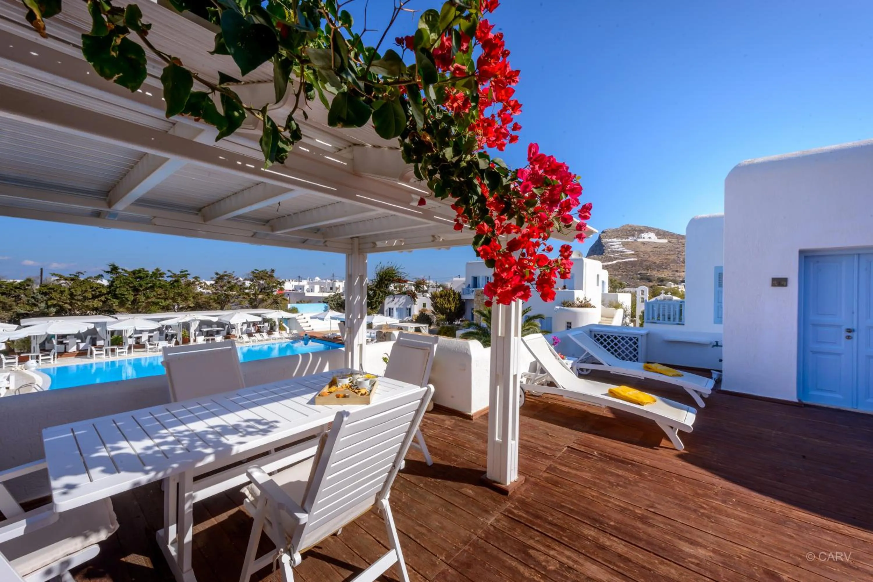 Balcony/Terrace in Chora Resort Hotel & Spa