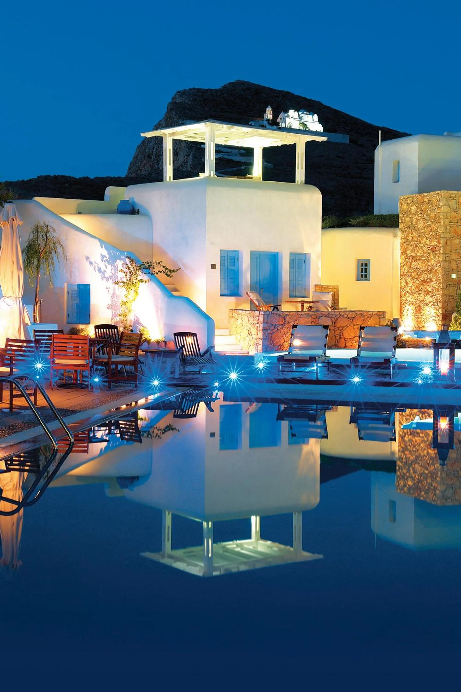 Pool view in Chora Resort Hotel & Spa