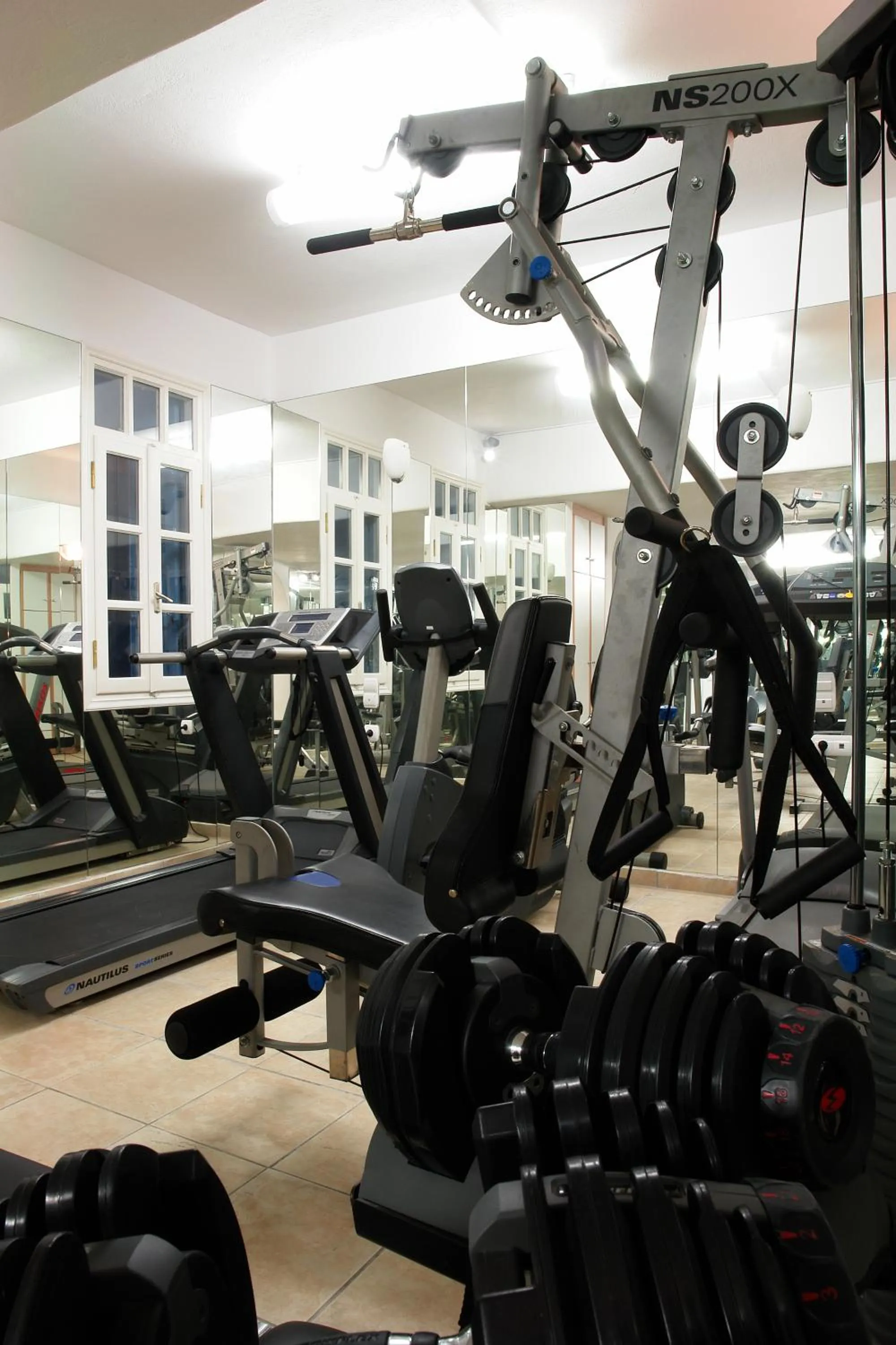 Fitness centre/facilities in Chora Resort Hotel & Spa