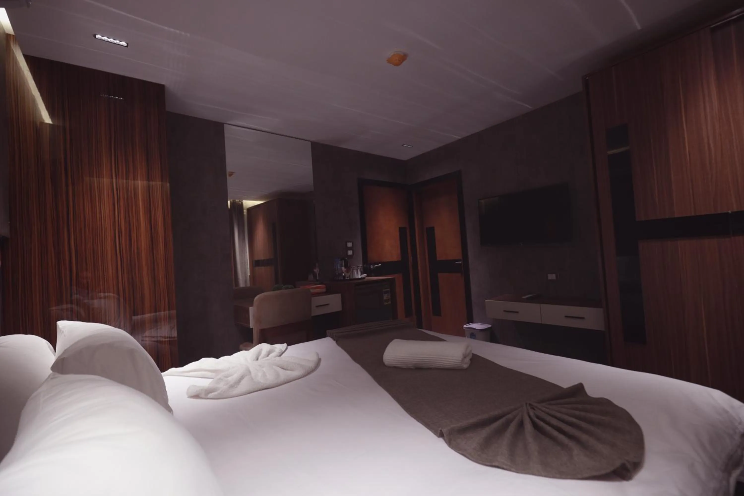 Bed in The View Delta Hotel