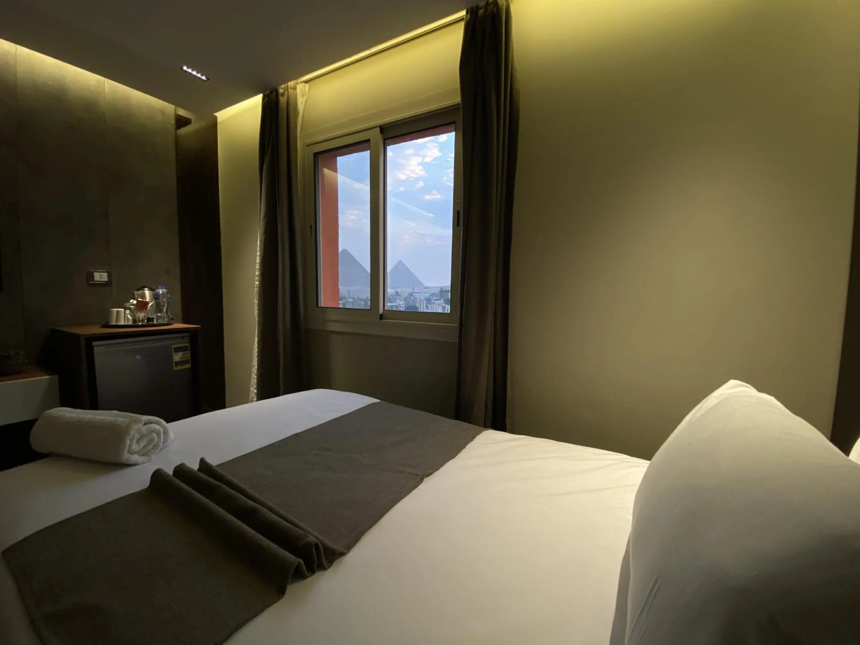 Bed in The View Delta Hotel