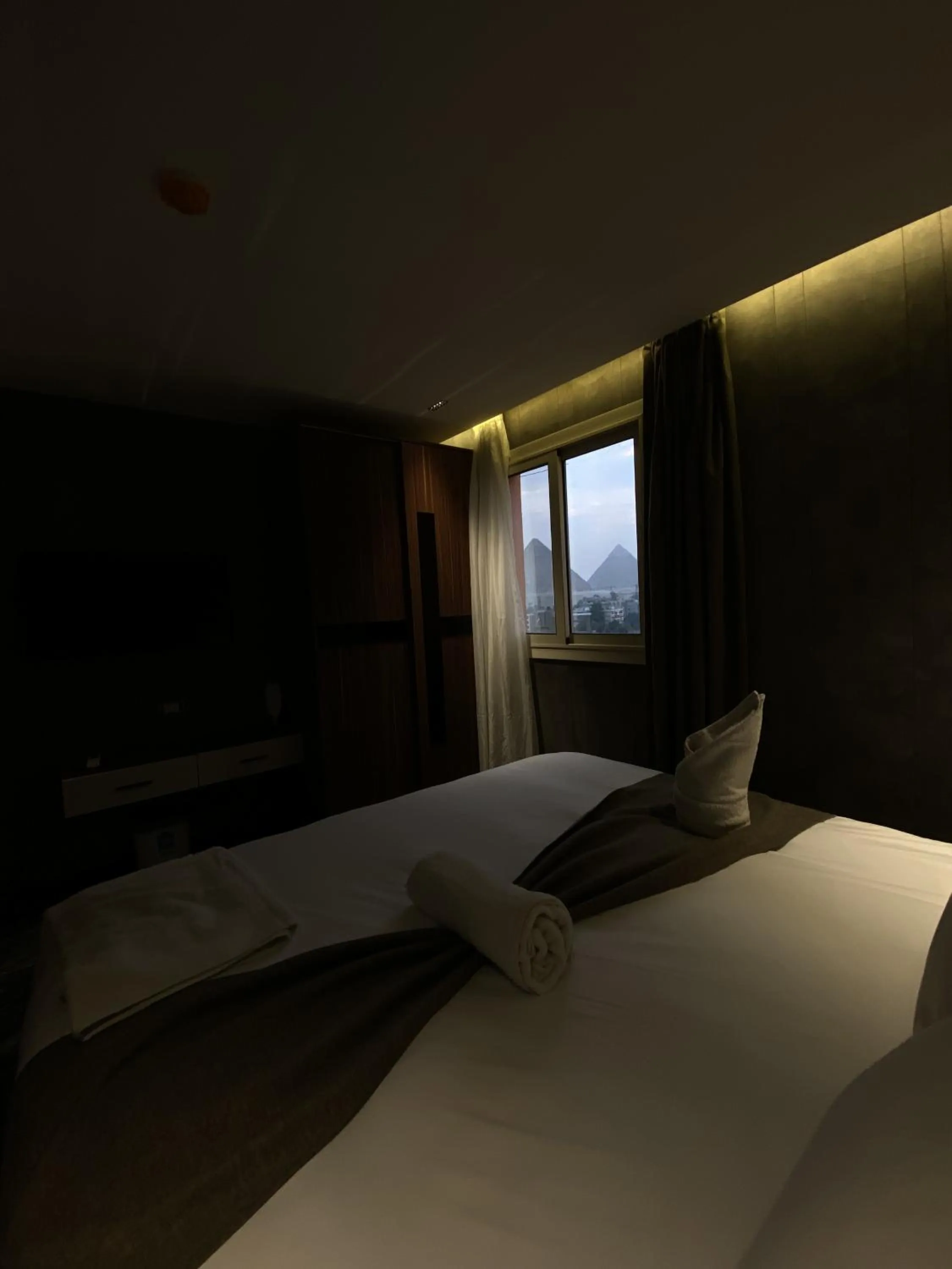 Bed in The View Delta Hotel