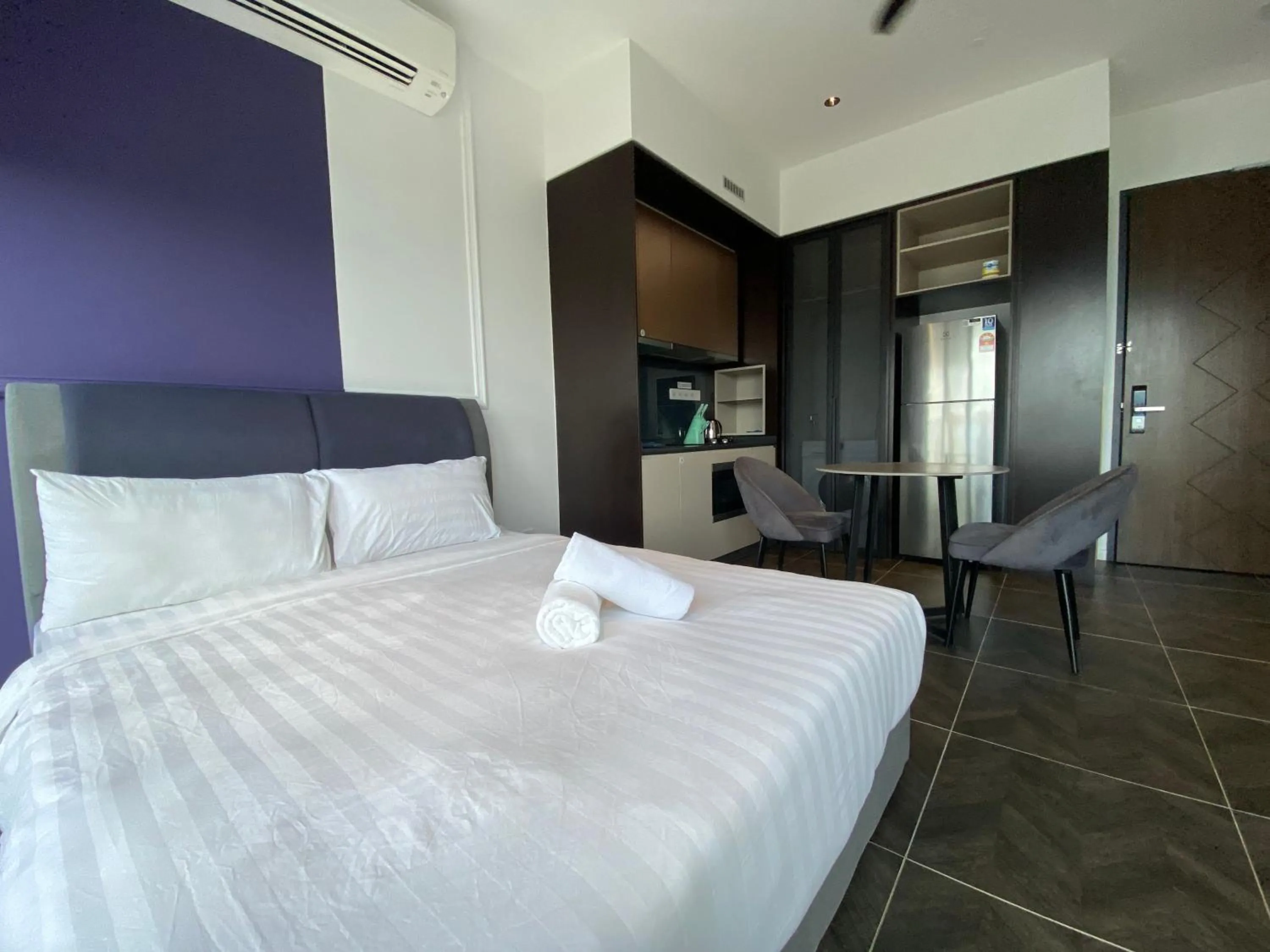 Bed in Infini Suites@ Scarletz Suites KLCC