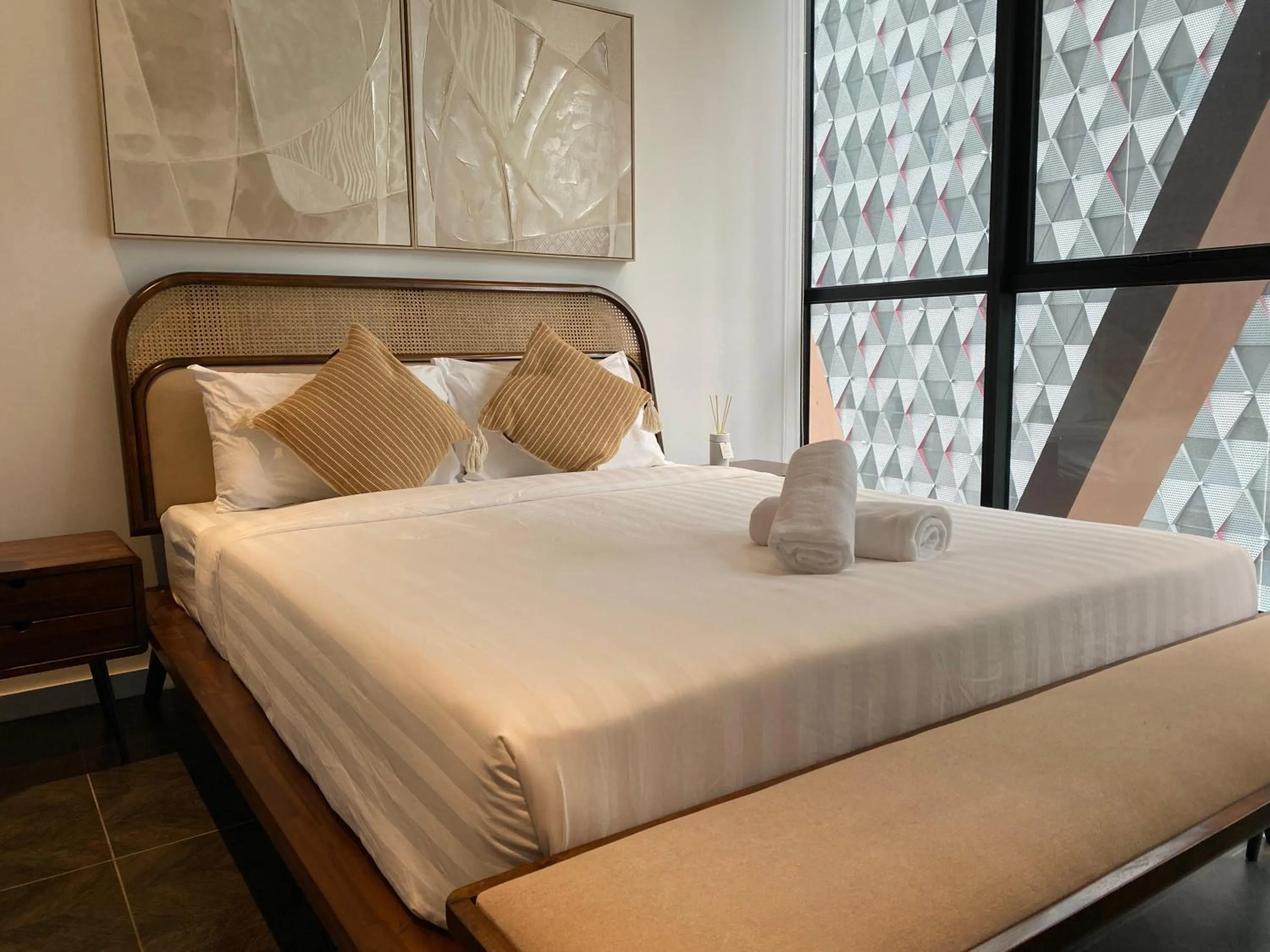 Bed in Infini Suites@ Scarletz Suites KLCC