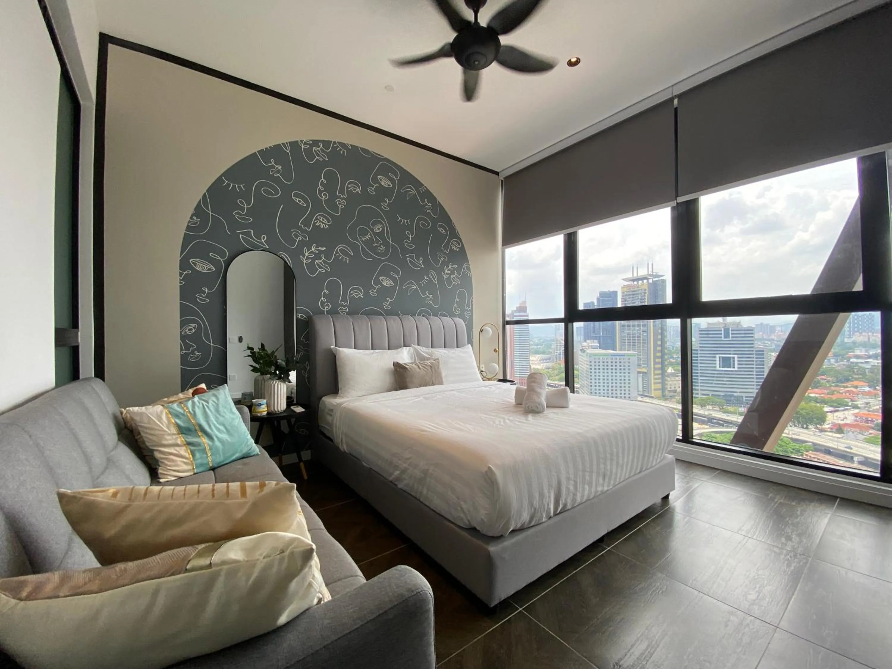 Bed in Infini Suites@ Scarletz Suites KLCC