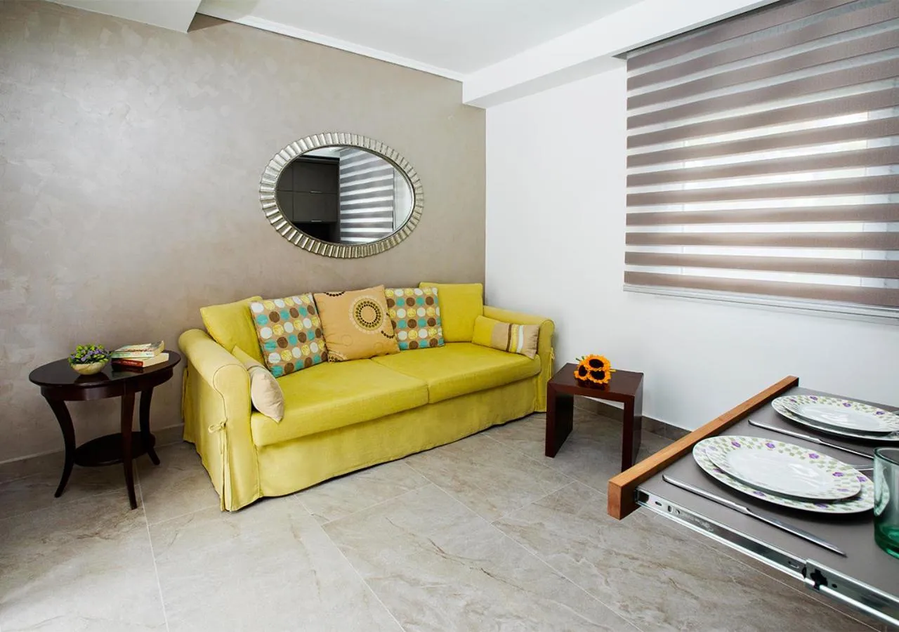 Living room in SUN RESIDENCE Exclusive Seaside Suites