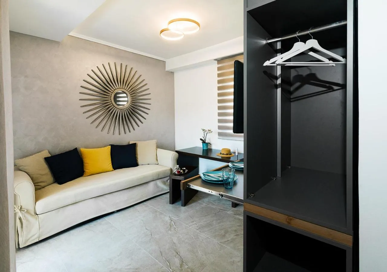 Living room in SUN RESIDENCE Exclusive Seaside Suites