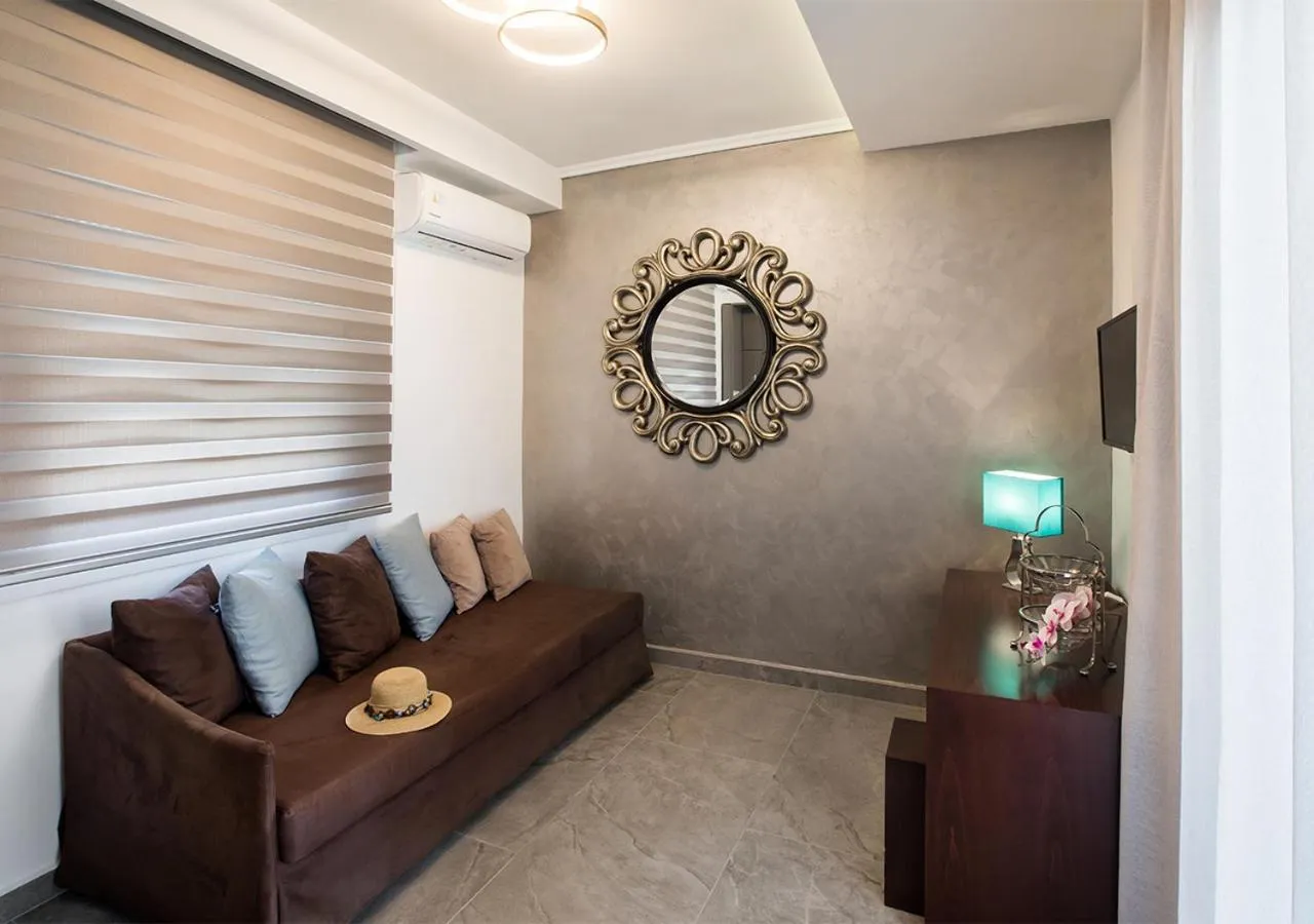 Living room in SUN RESIDENCE Exclusive Seaside Suites