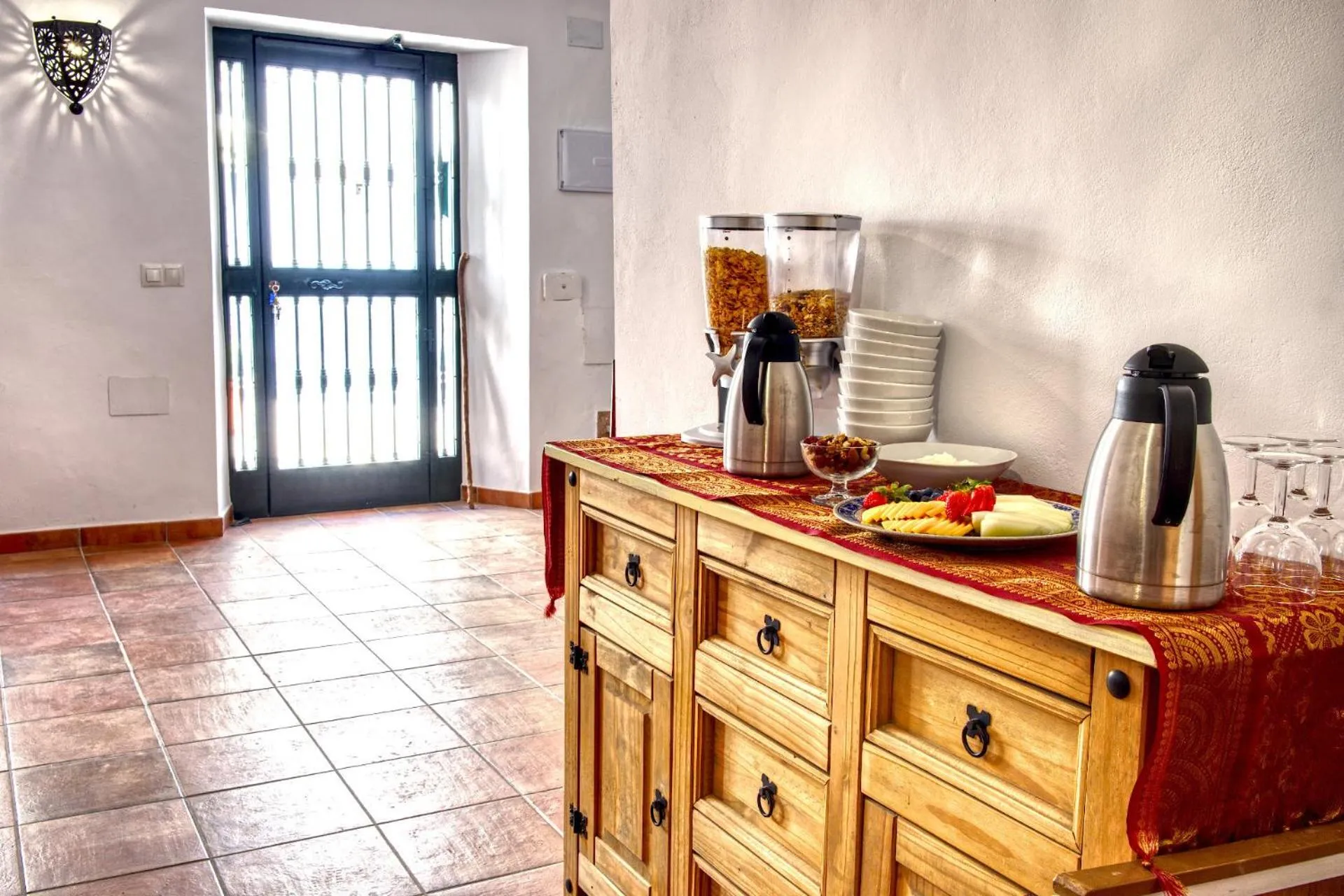 Breakfast, Kitchen/Kitchenette in La Vieja Botica