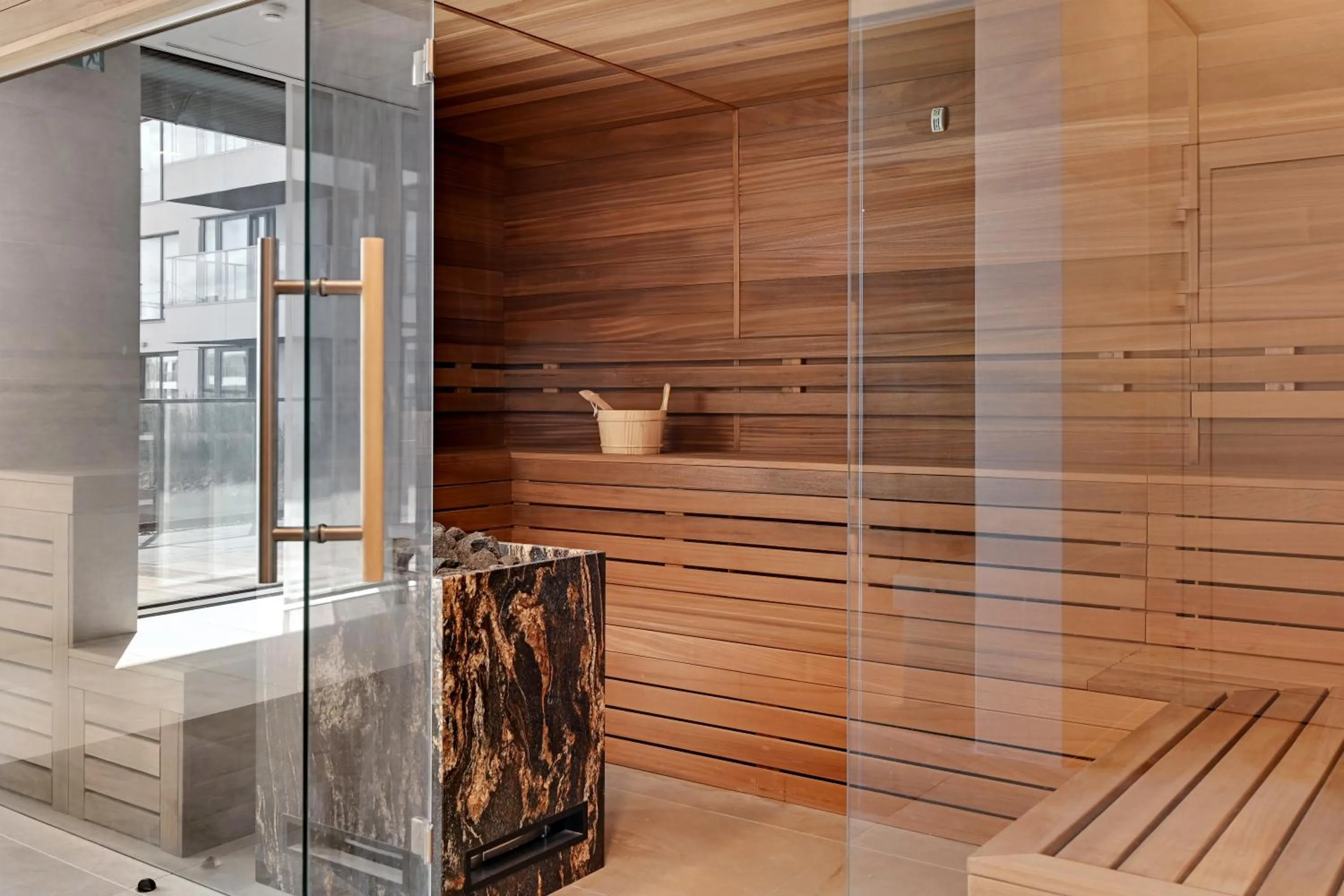 Sauna in GRANO HOTEL Solmarina