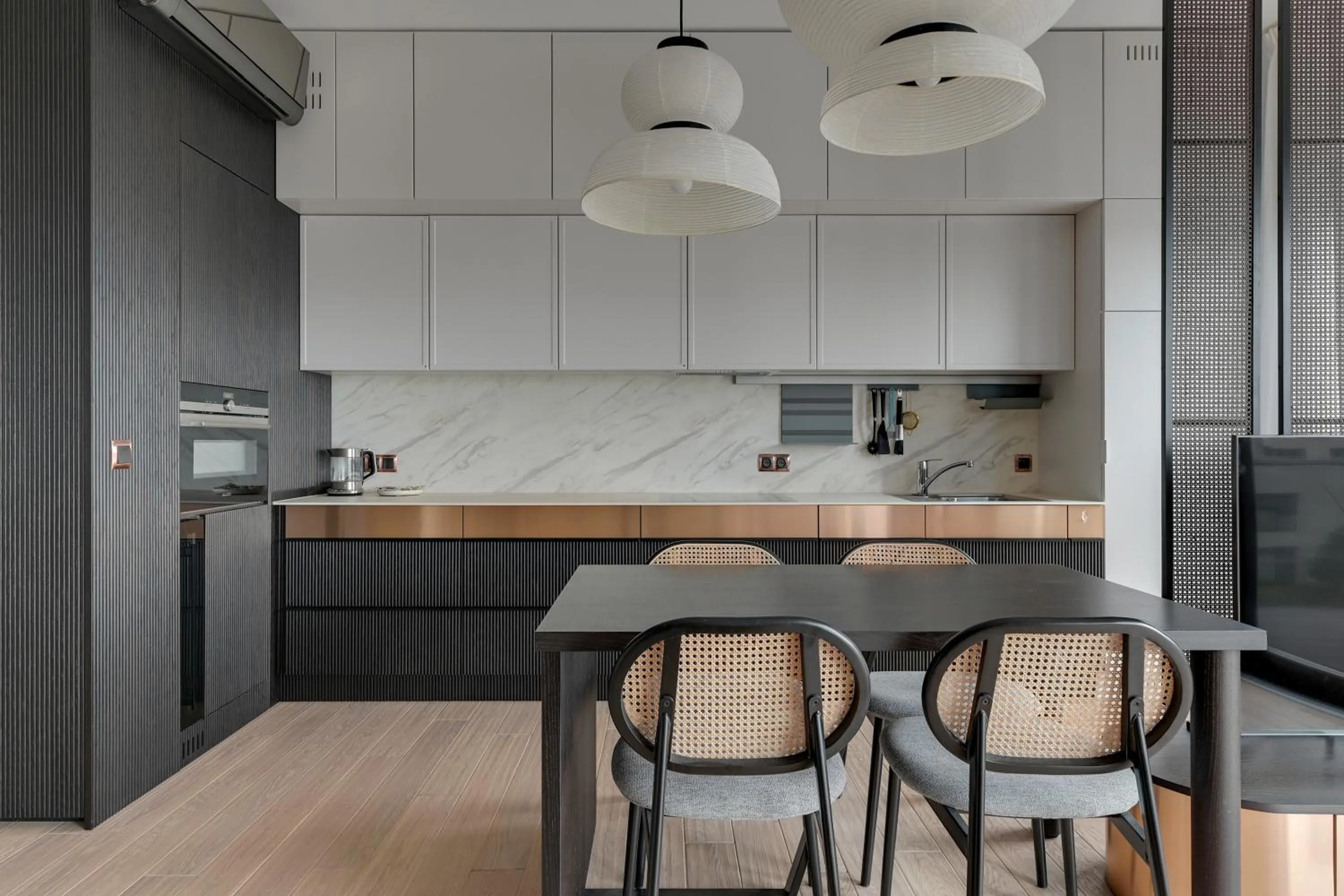 Kitchen or kitchenette in GRANO HOTEL Solmarina