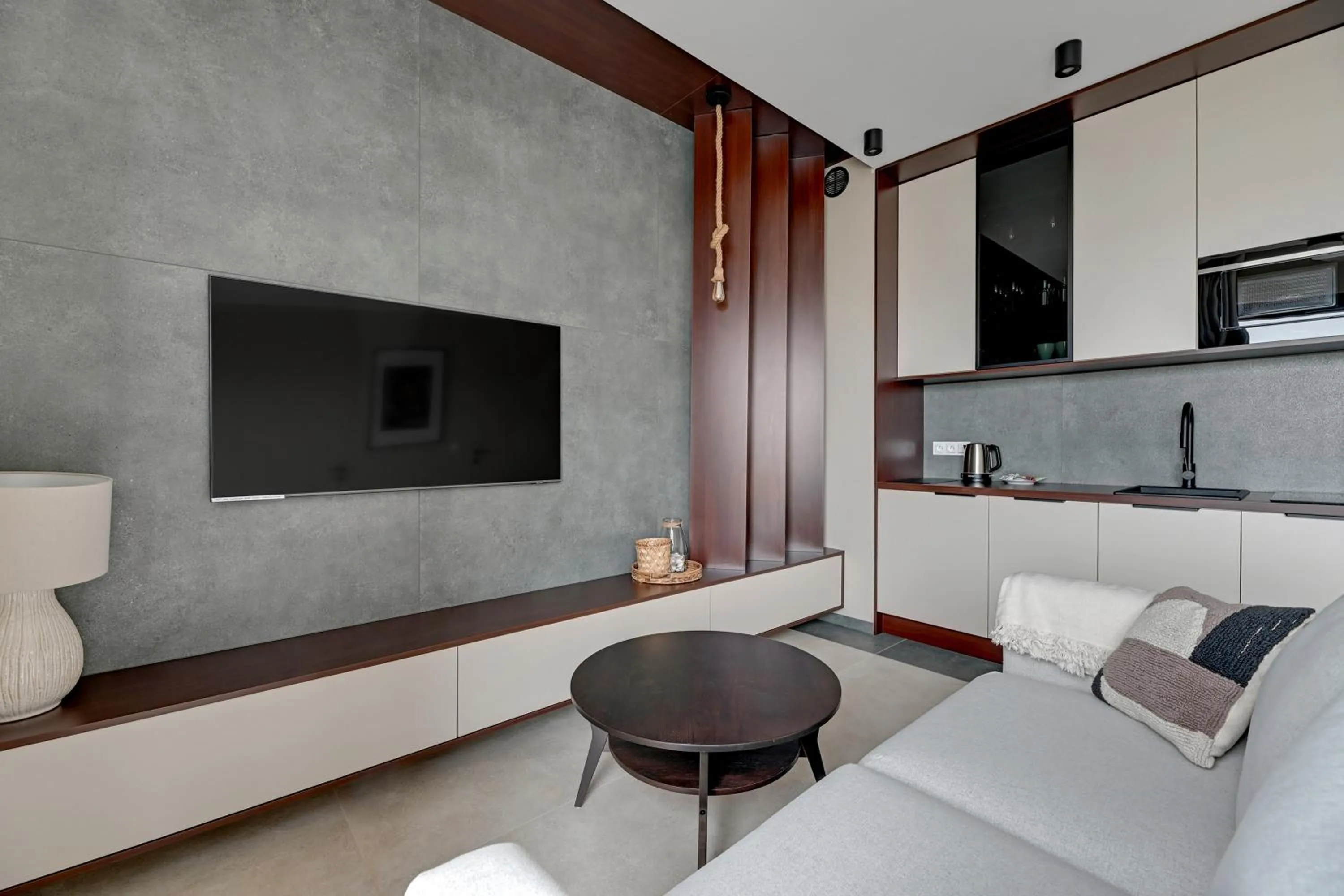 Living room in GRANO HOTEL Solmarina