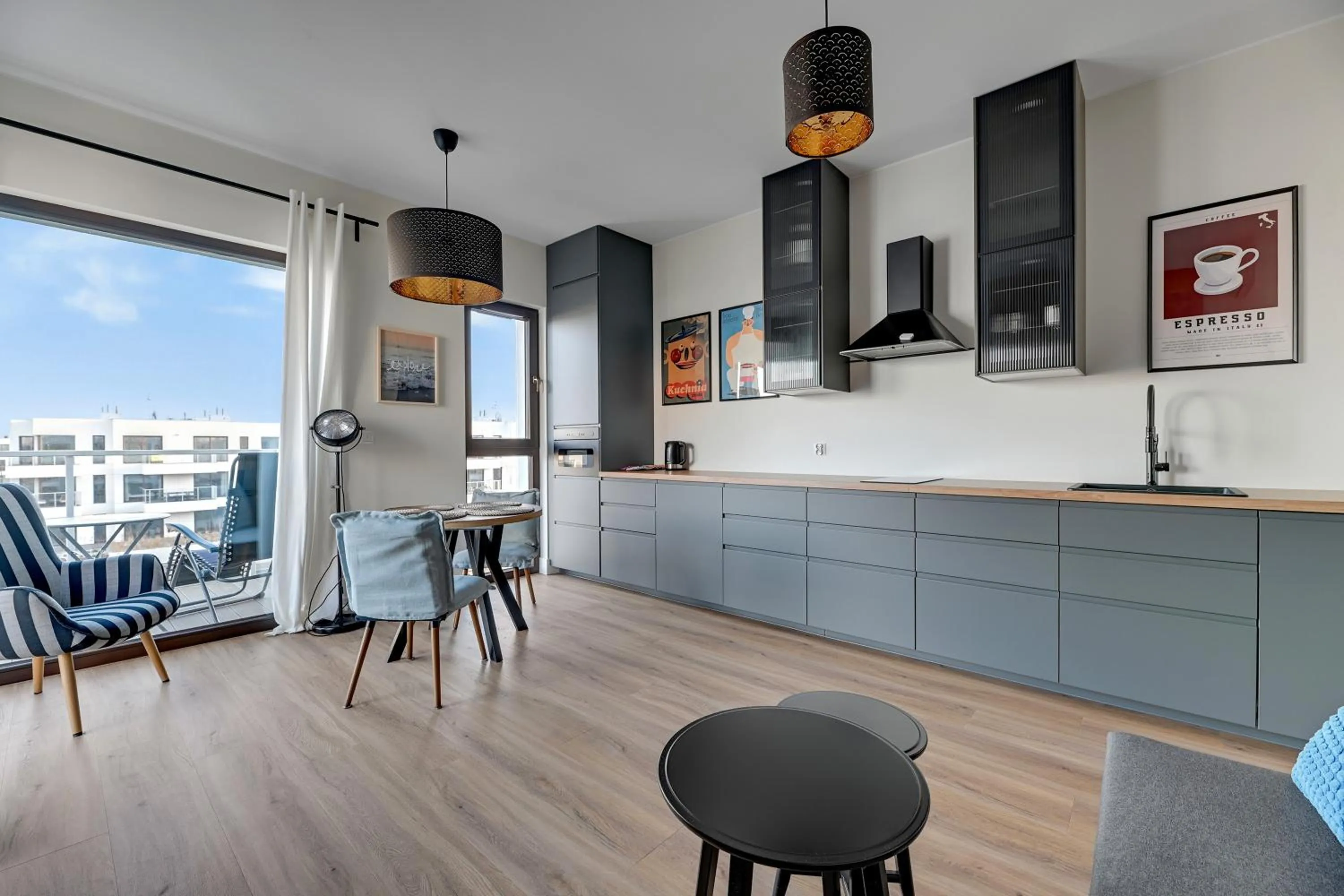 Kitchen or kitchenette in GRANO HOTEL Solmarina