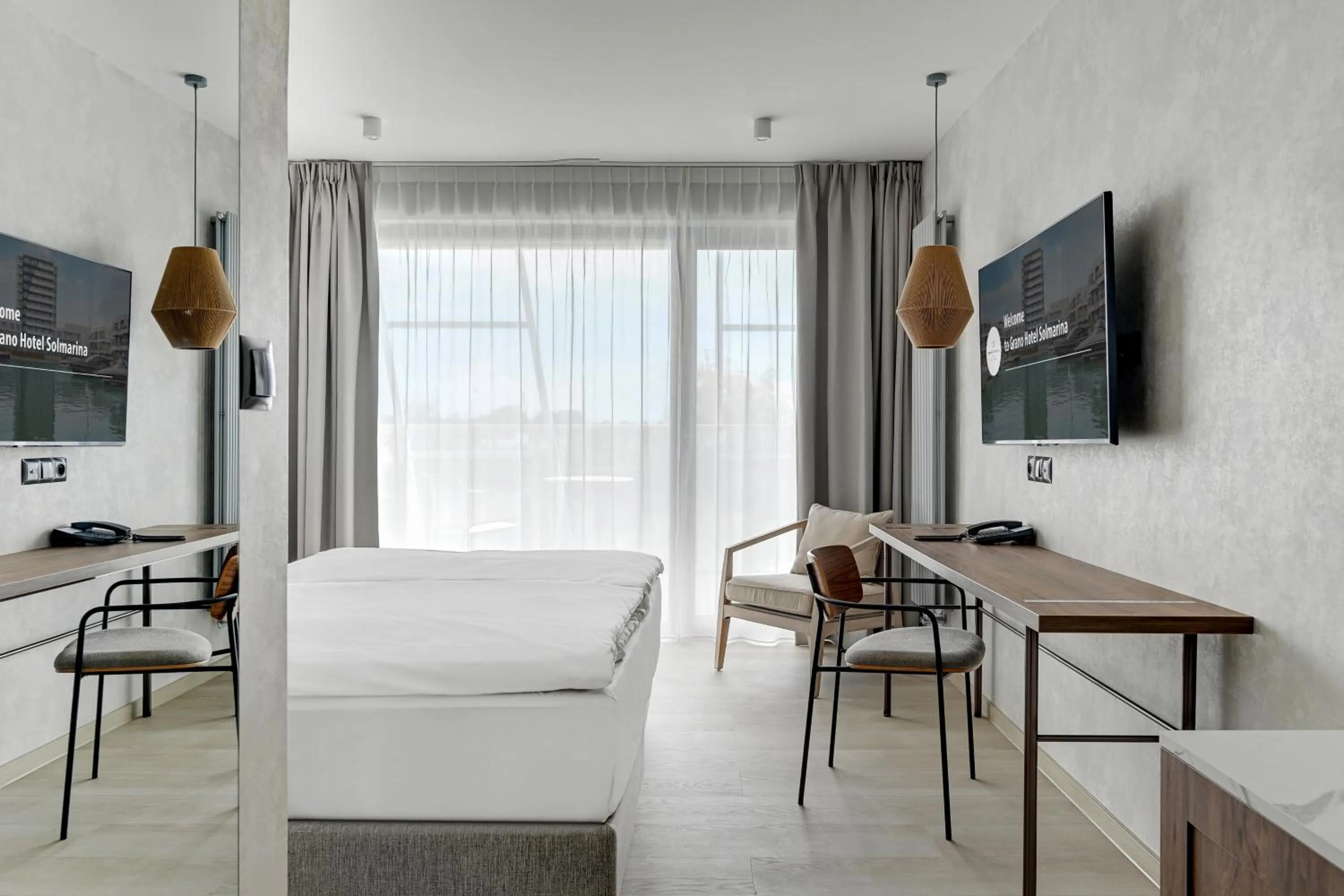 Bed in GRANO HOTEL Solmarina