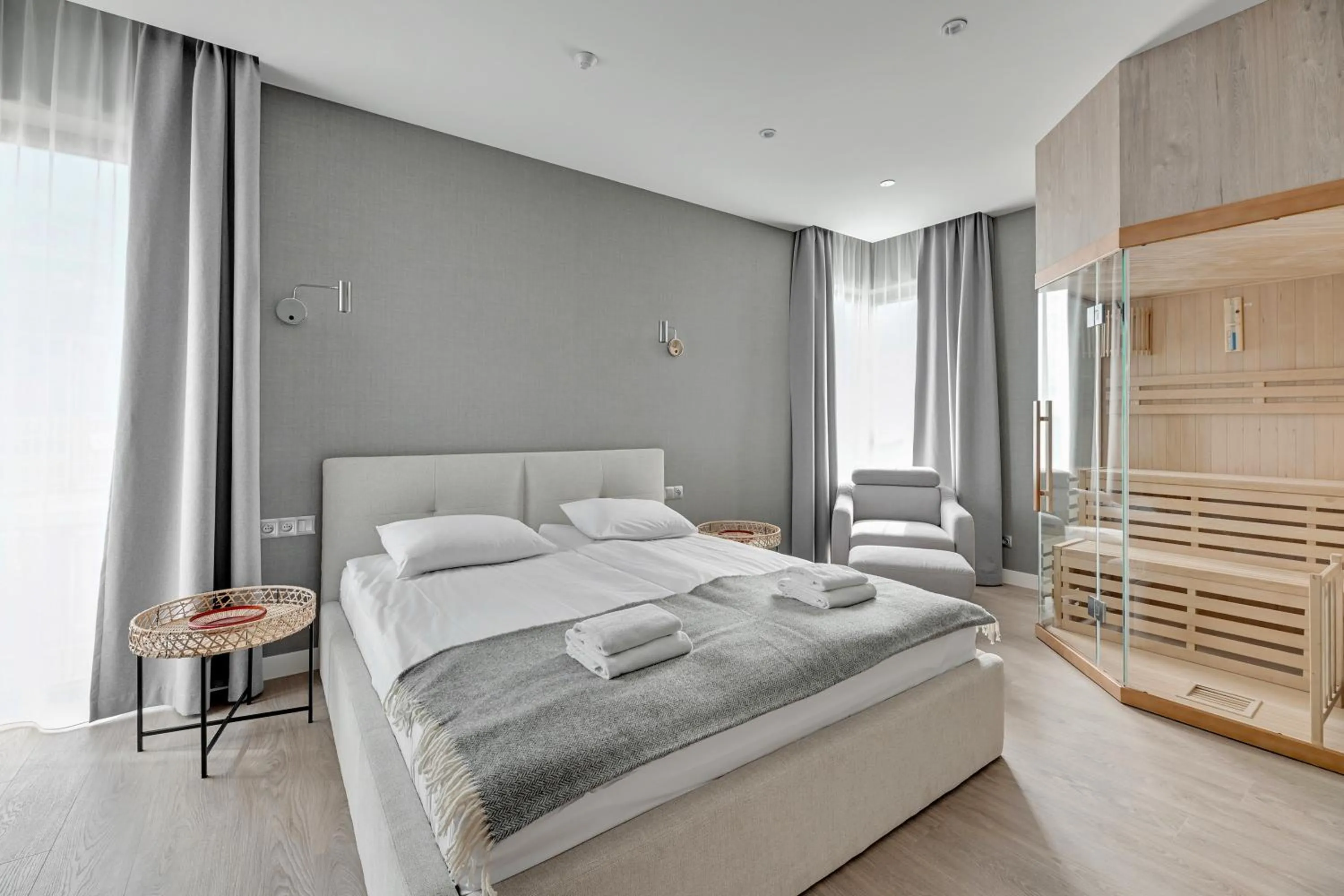 Bed in GRANO HOTEL Solmarina