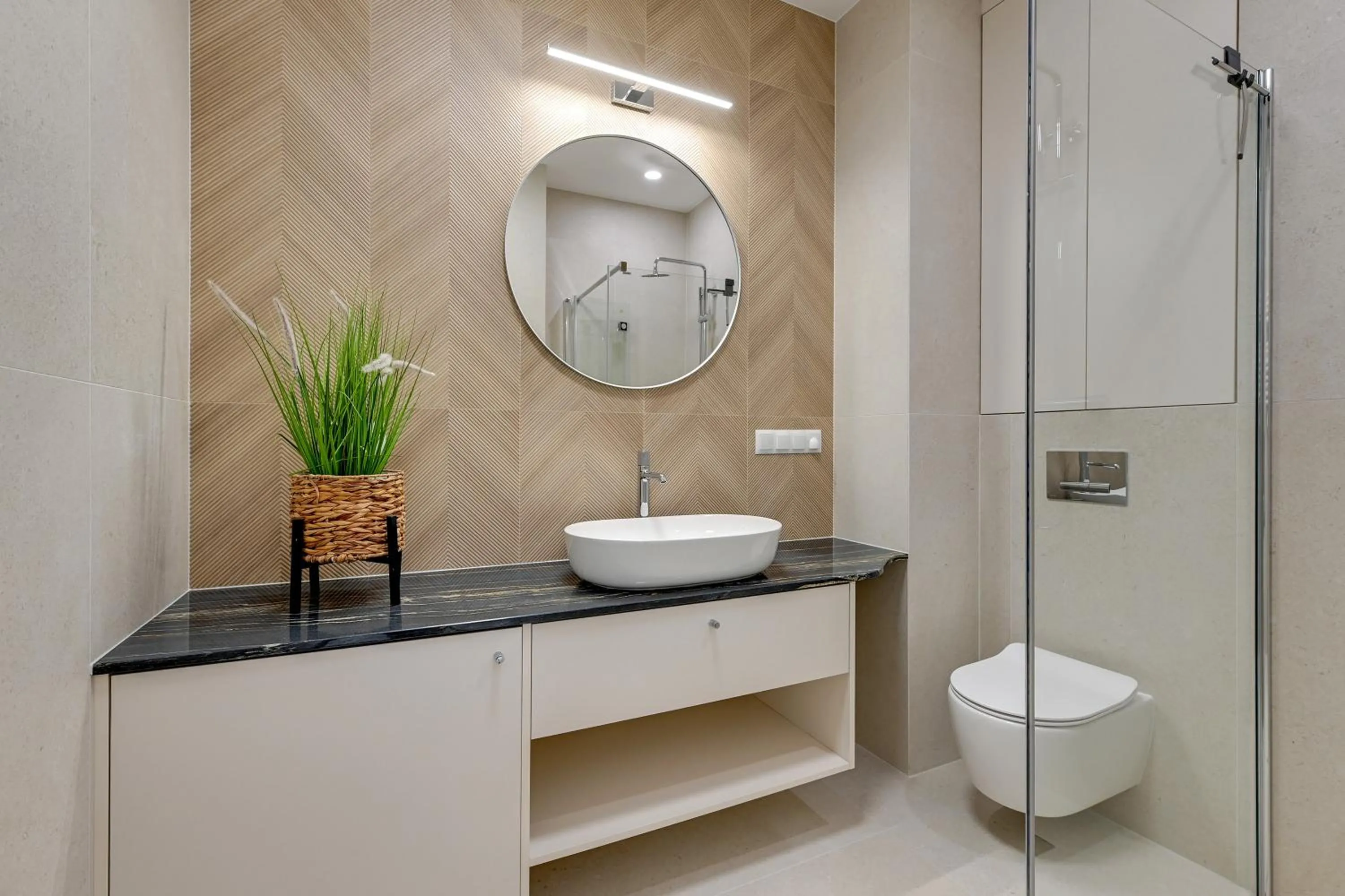 Shower in GRANO HOTEL Solmarina