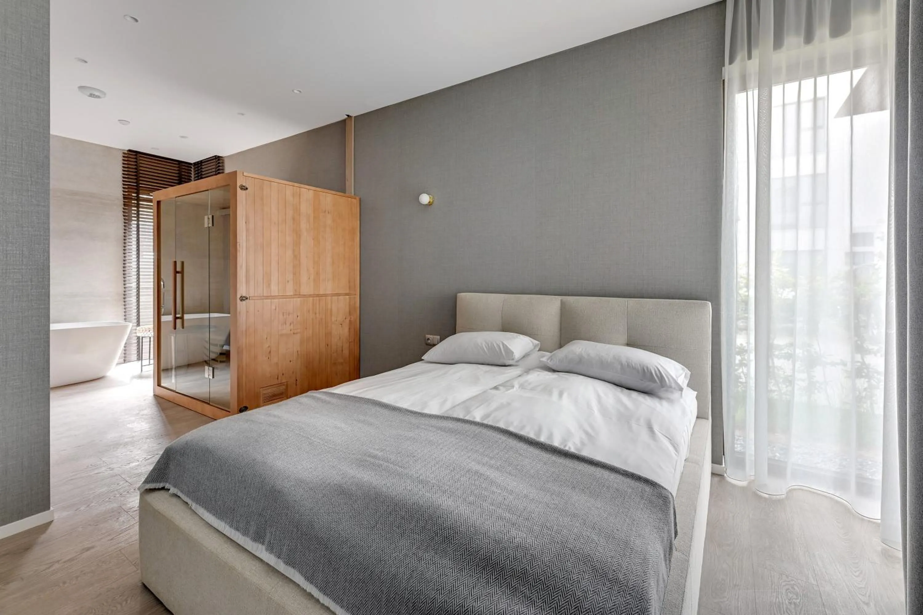 Bed in GRANO HOTEL Solmarina