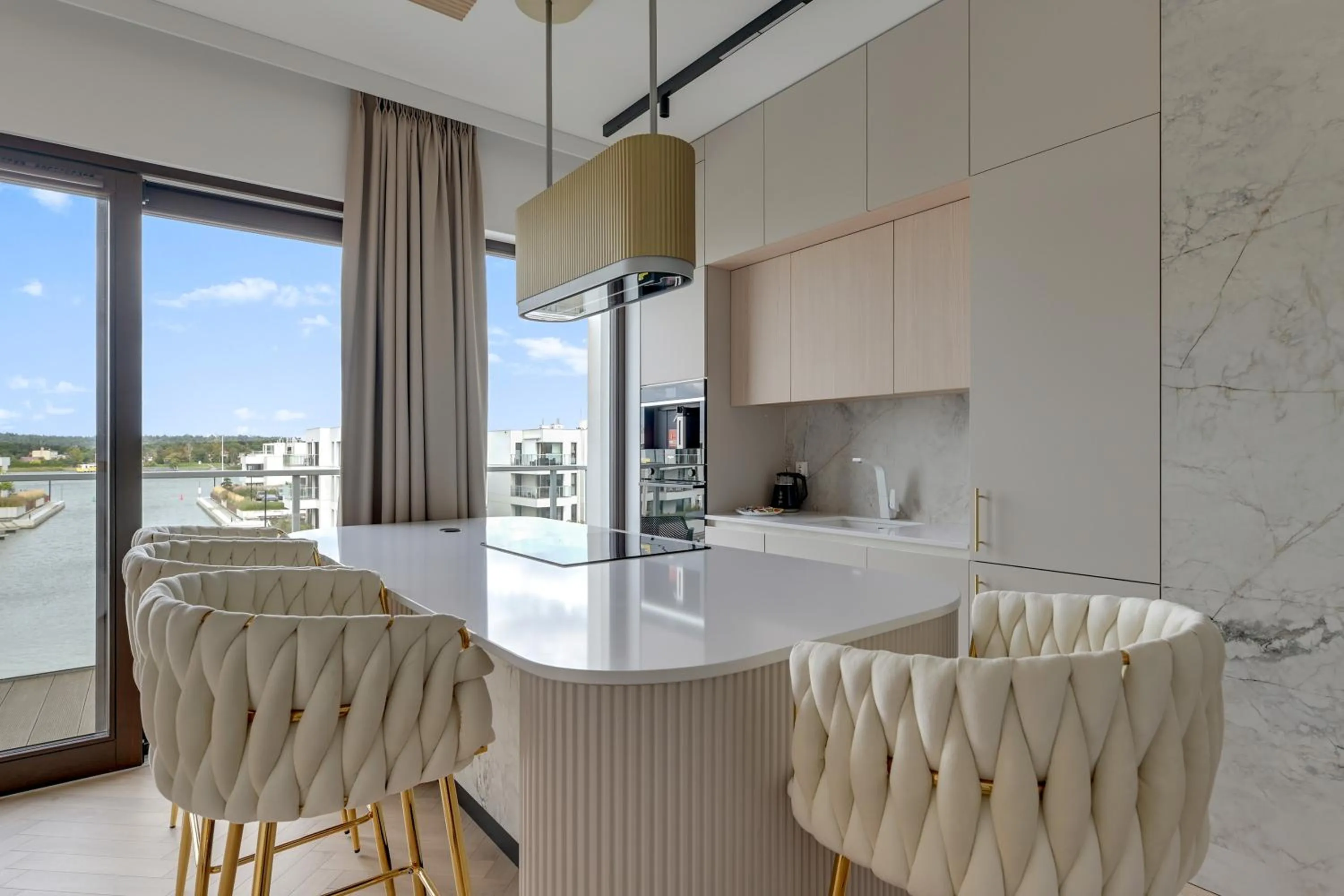 Kitchen or kitchenette in GRANO HOTEL Solmarina