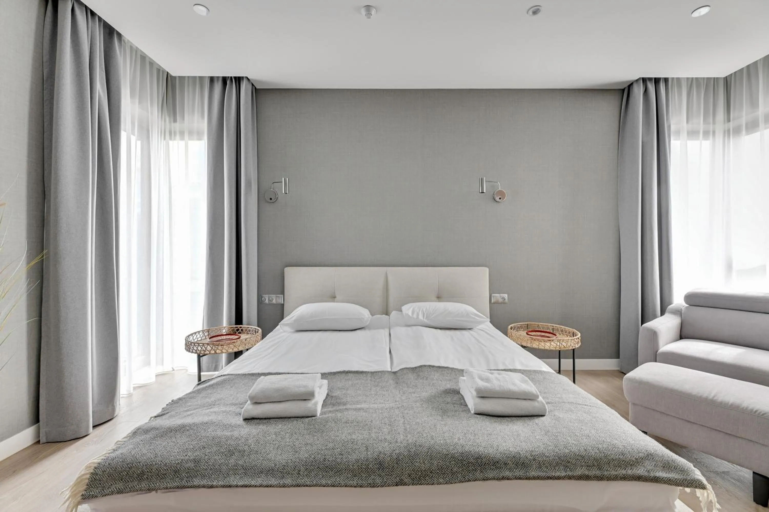 Bed in GRANO HOTEL Solmarina