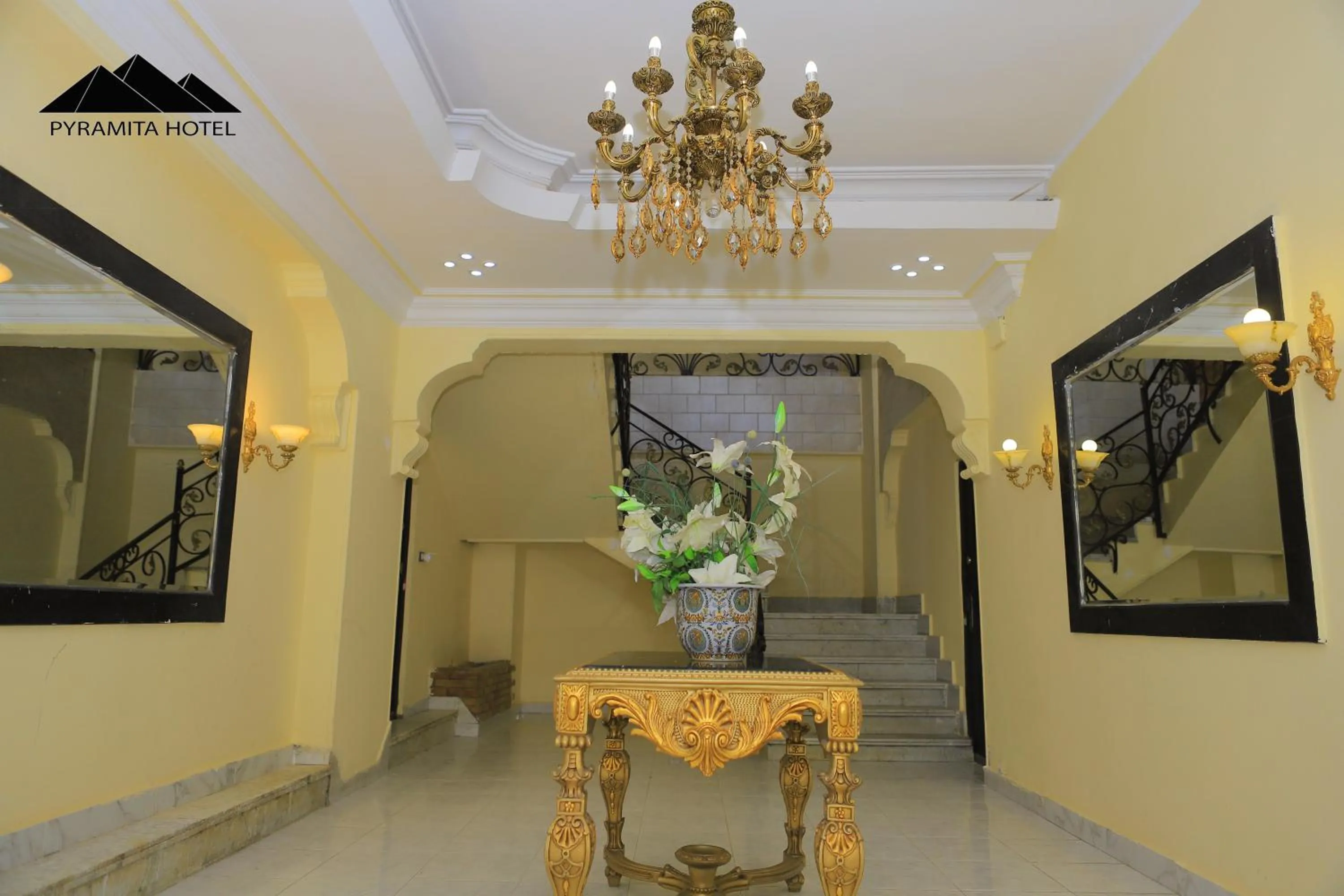 Facade/entrance in Pyramita Hotel