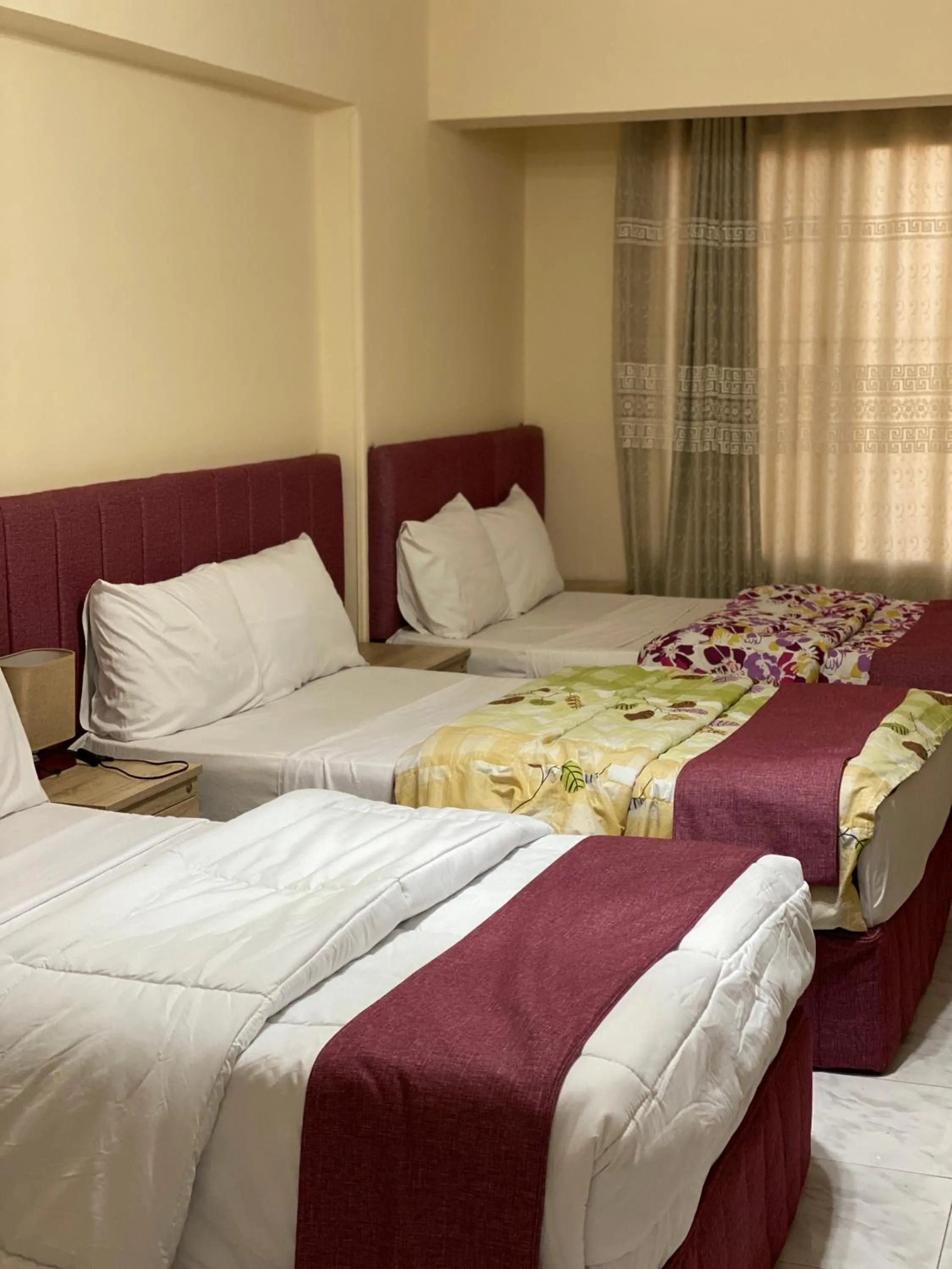 Bed in Pyramita Hotel