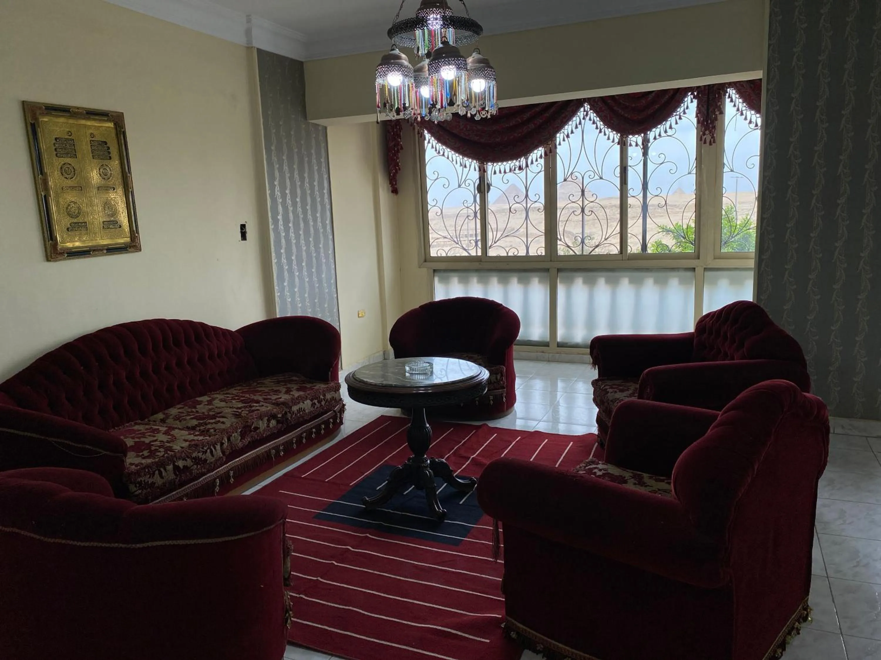 Living room in Pyramita Hotel