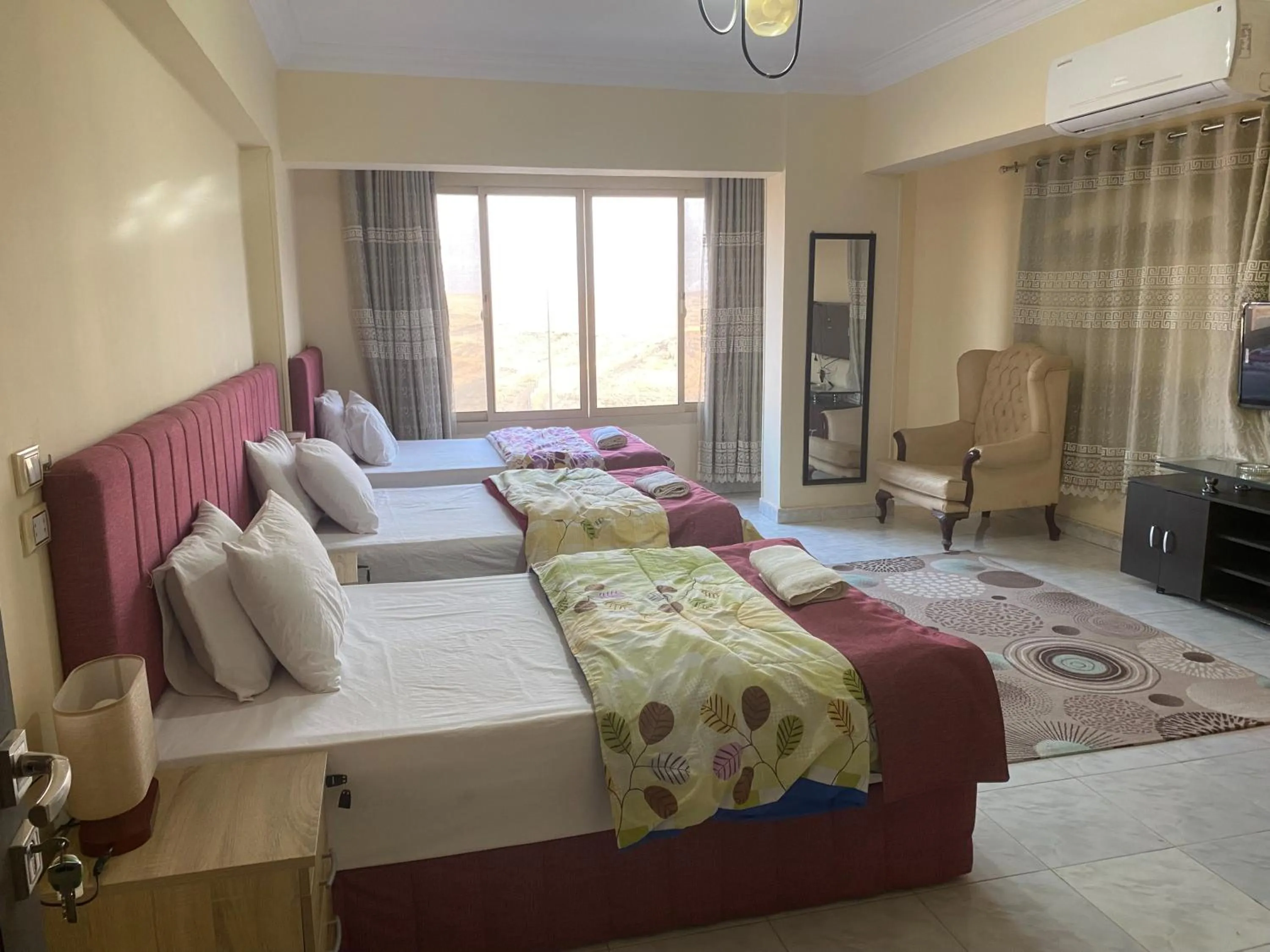 Photo of the whole room, Bed in Pyramita Hotel