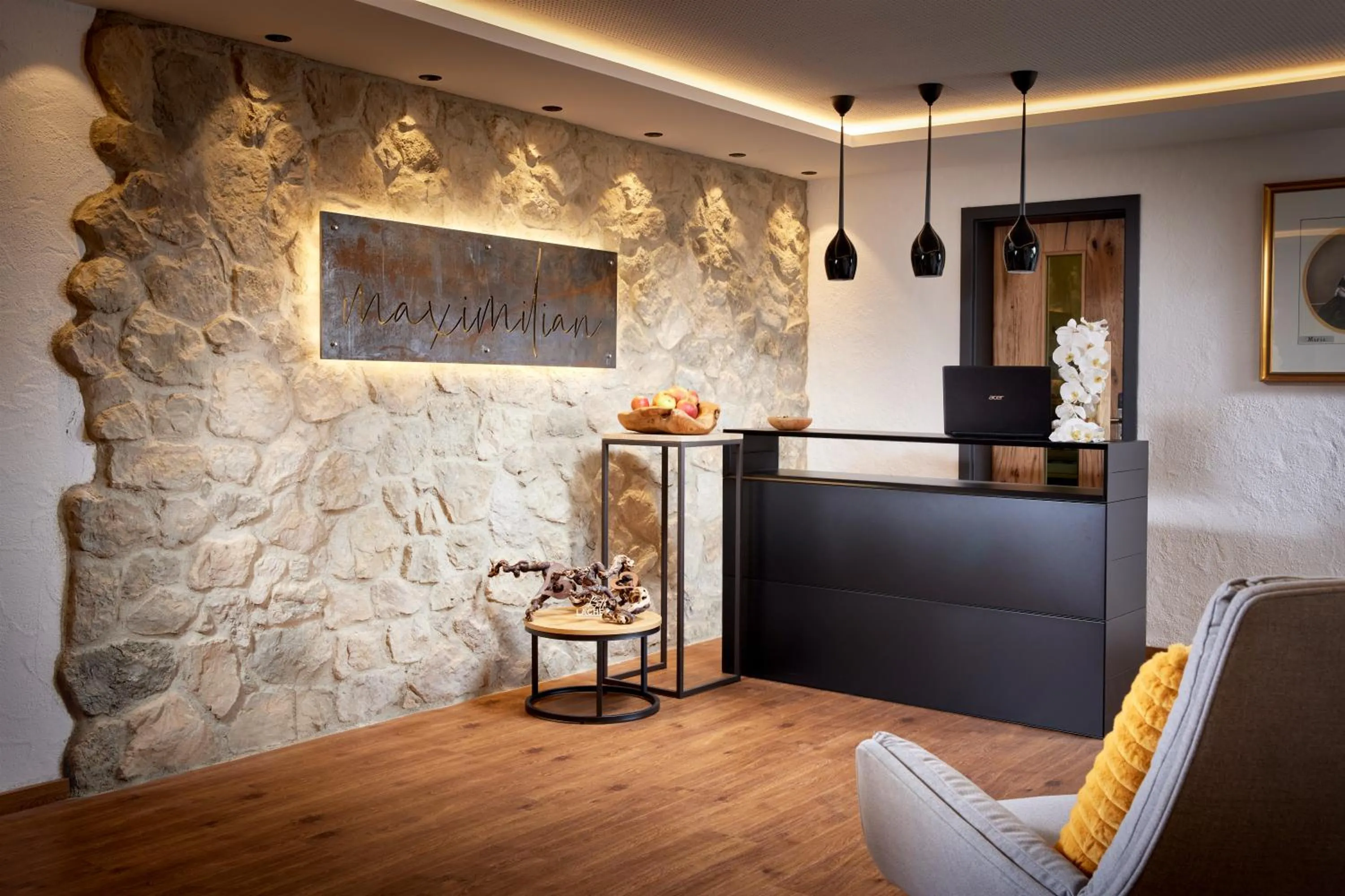 Lobby or reception in Maximilian Appartements