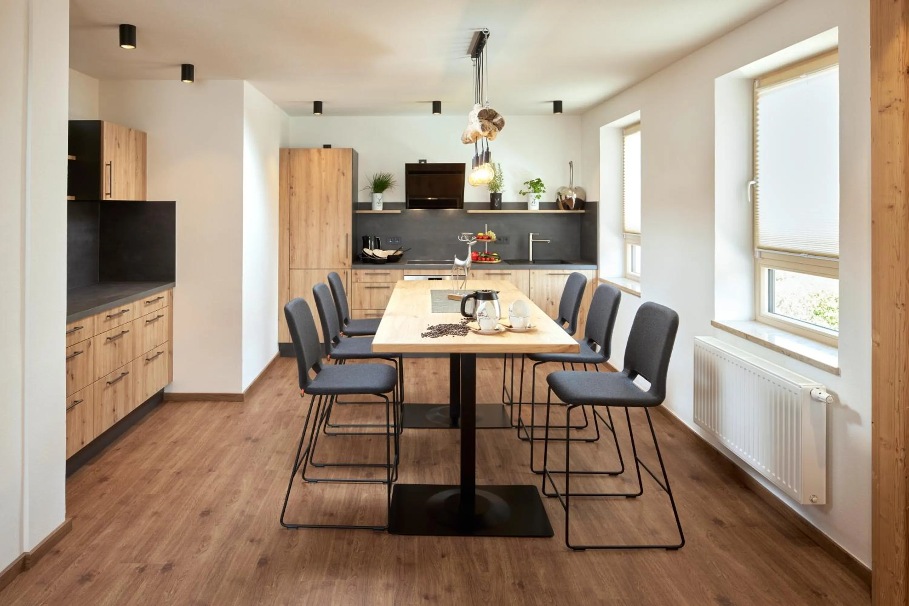 Dining area in Maximilian Appartements