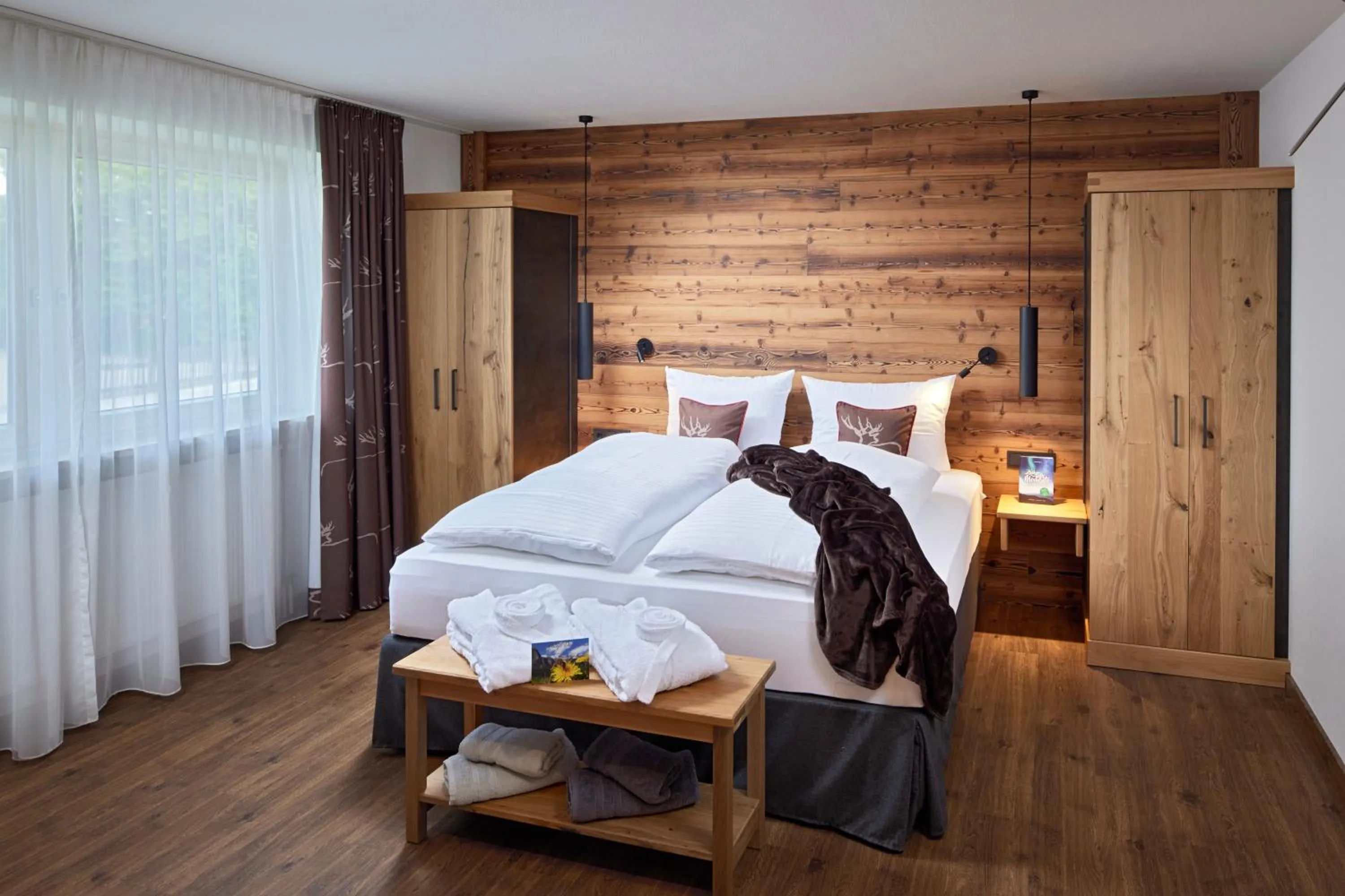 Bed in Maximilian Appartements