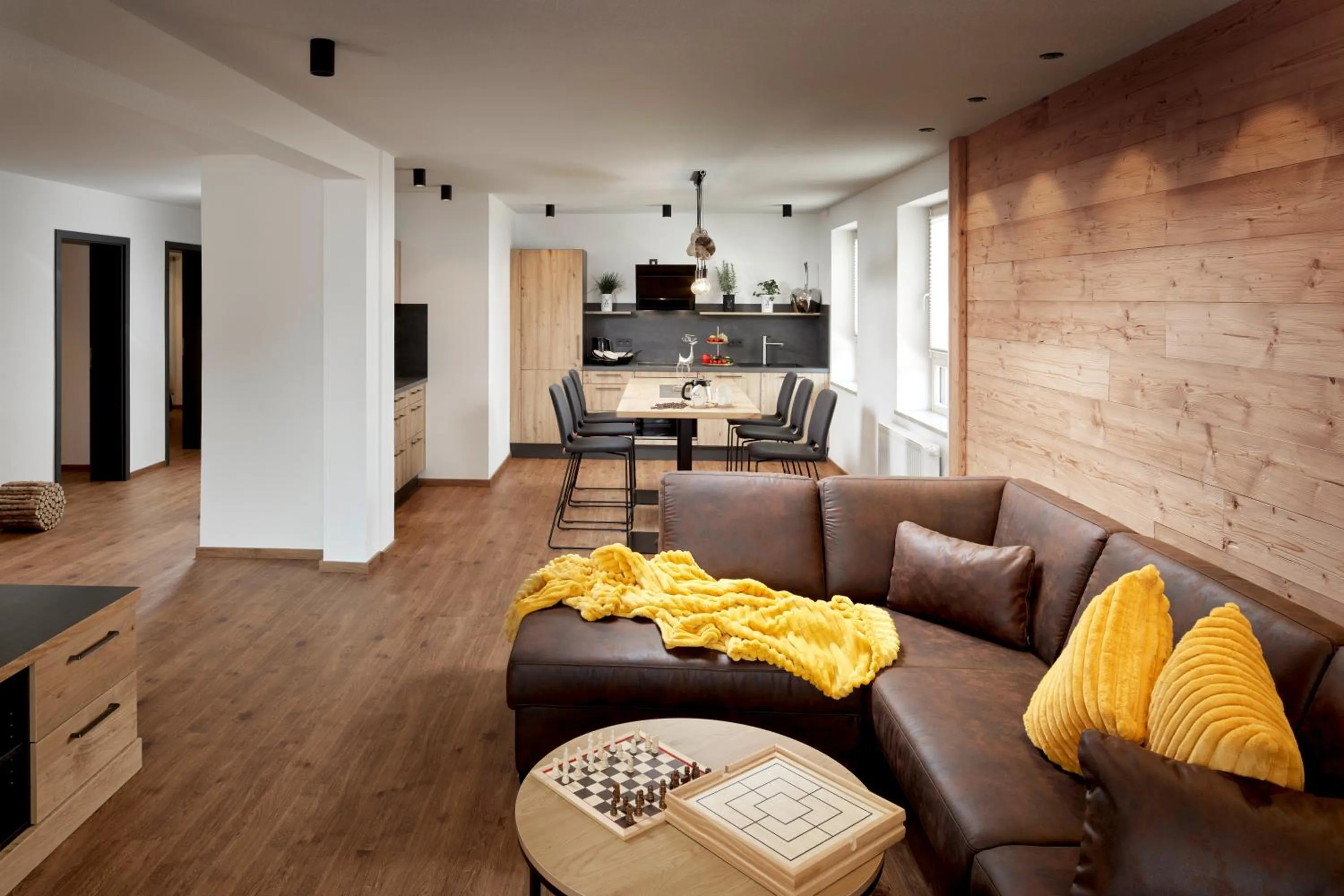 Kitchen or kitchenette in Maximilian Appartements