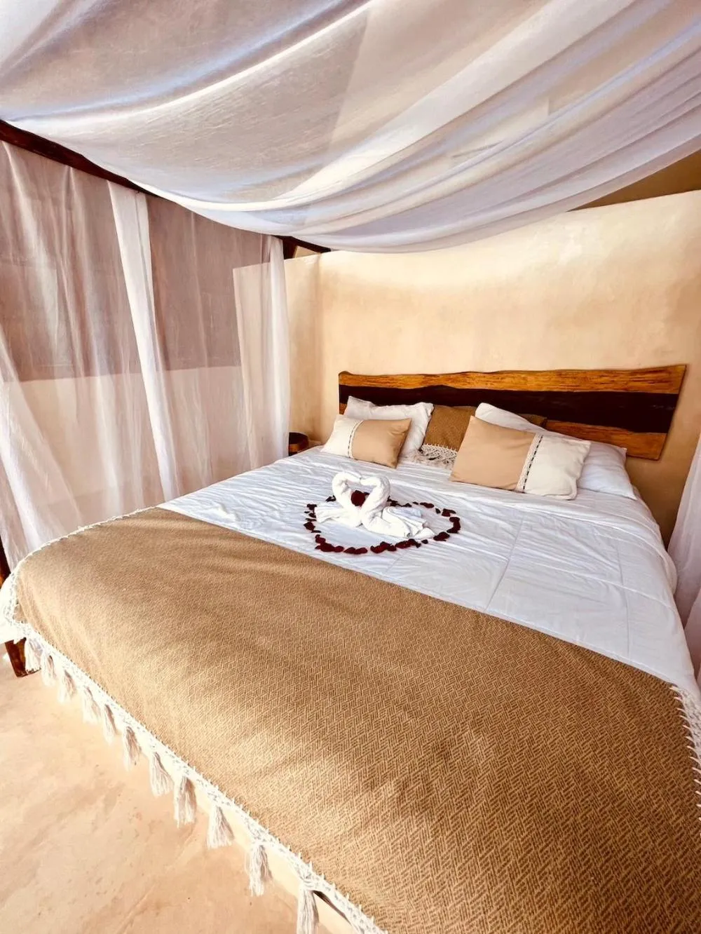 Bedroom, Bed in Lodge Tzunum Jade