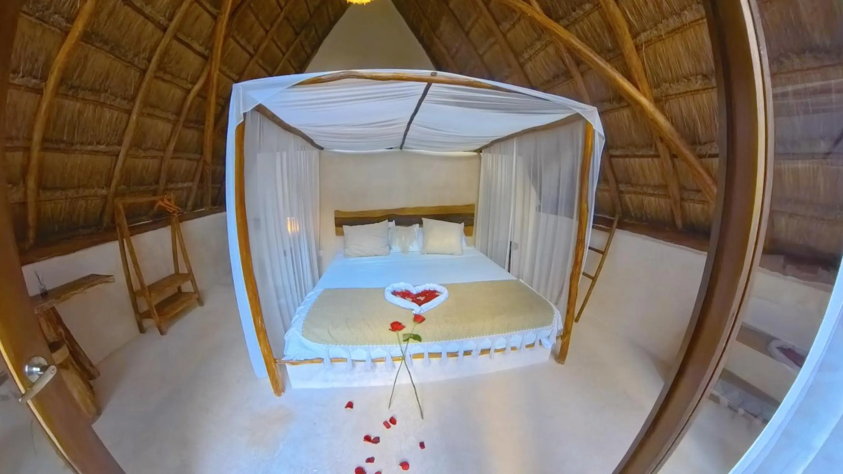 Bed in Lodge Tzunum Jade