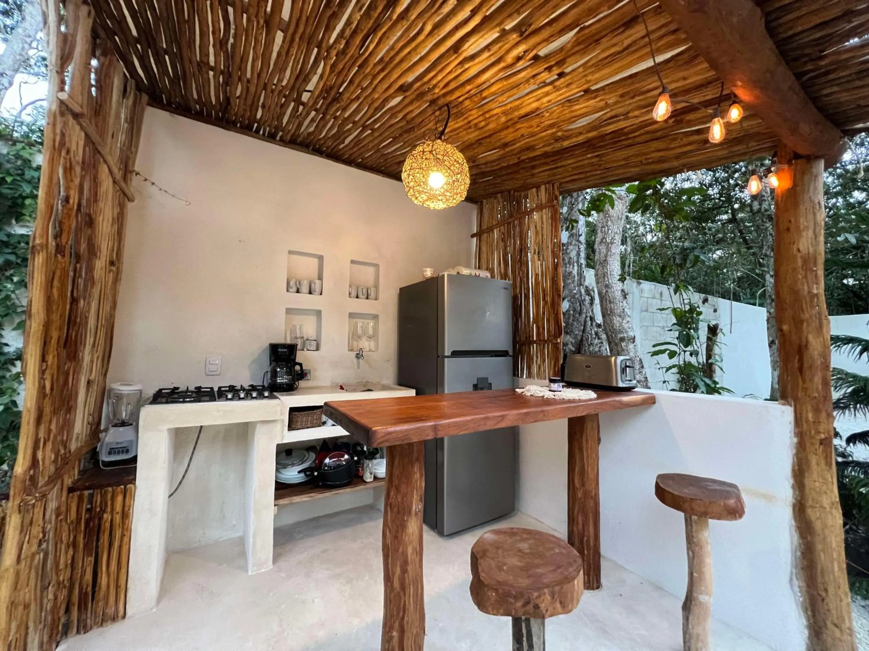 Kitchen or kitchenette in Lodge Tzunum Jade