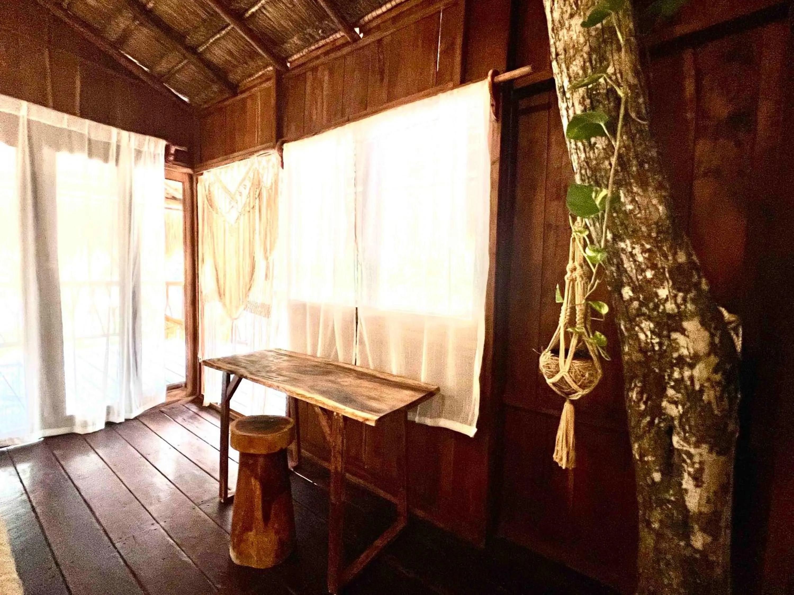 Garden view in Lodge Tzunum Jade