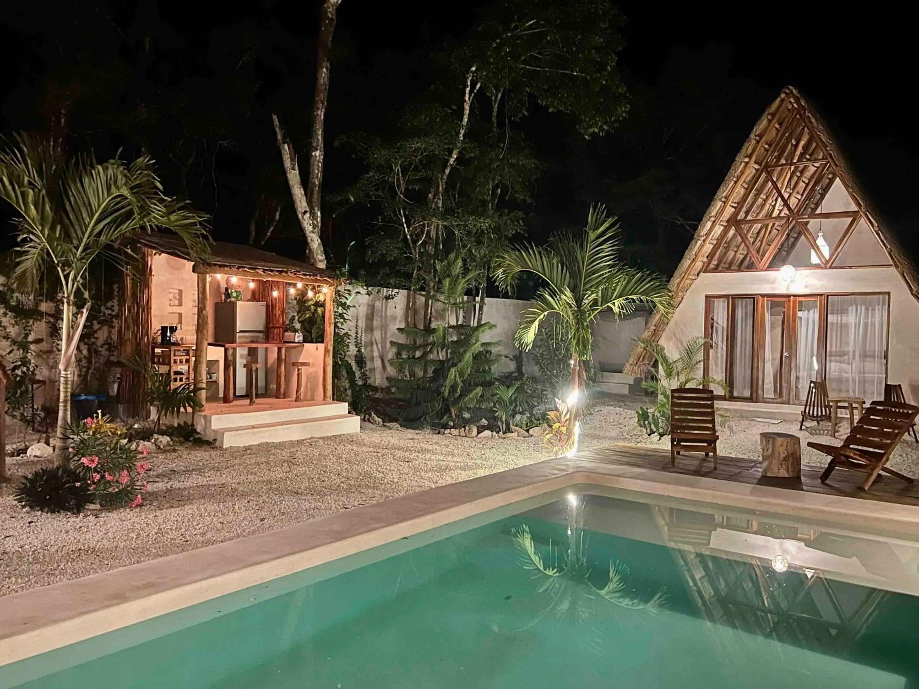 Patio in Lodge Tzunum Jade