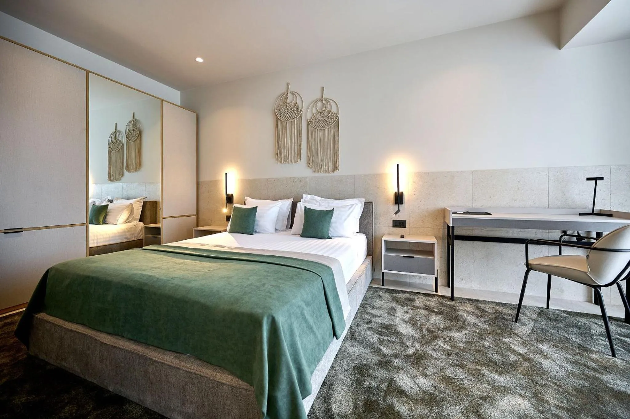 Decorative detail, Bed in Alezzi Infinity Aparthotel & Spa