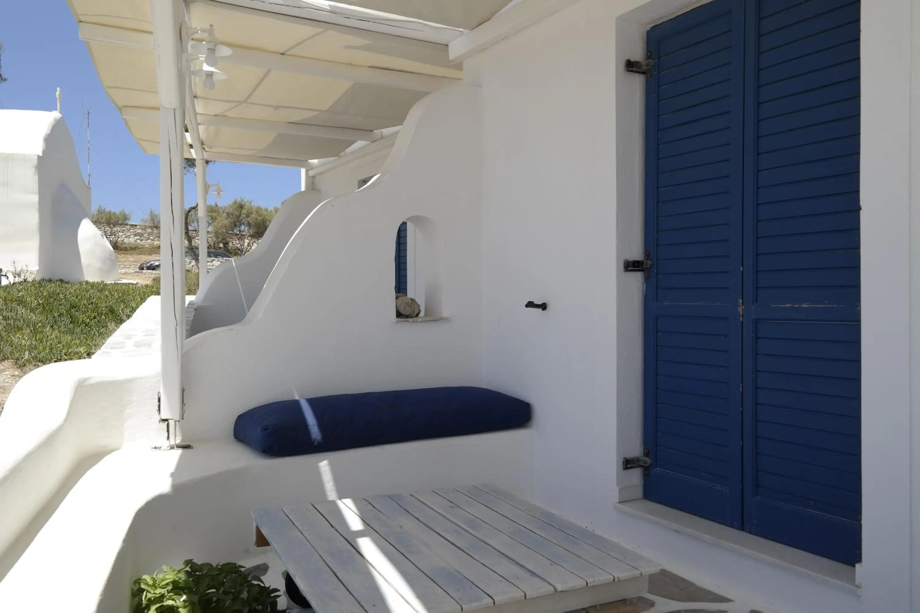 Balcony/Terrace in Galini Hotel