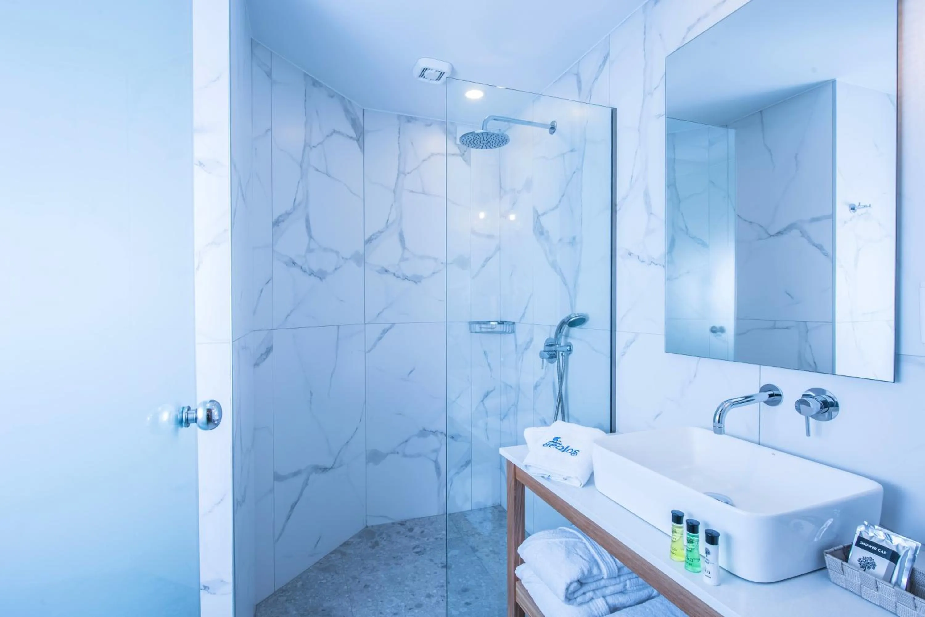 Bathroom in Aeolos Beach Resort