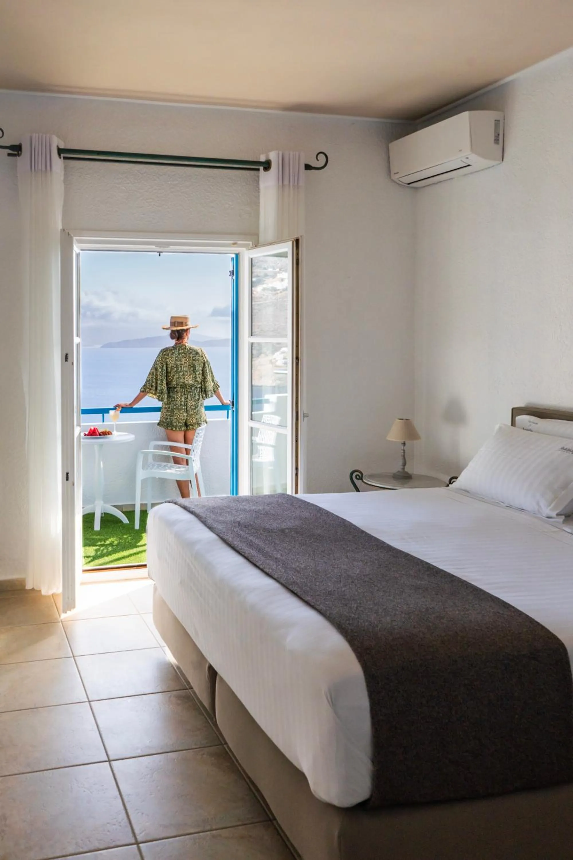 Bed in Aegialis Hotel & Spa