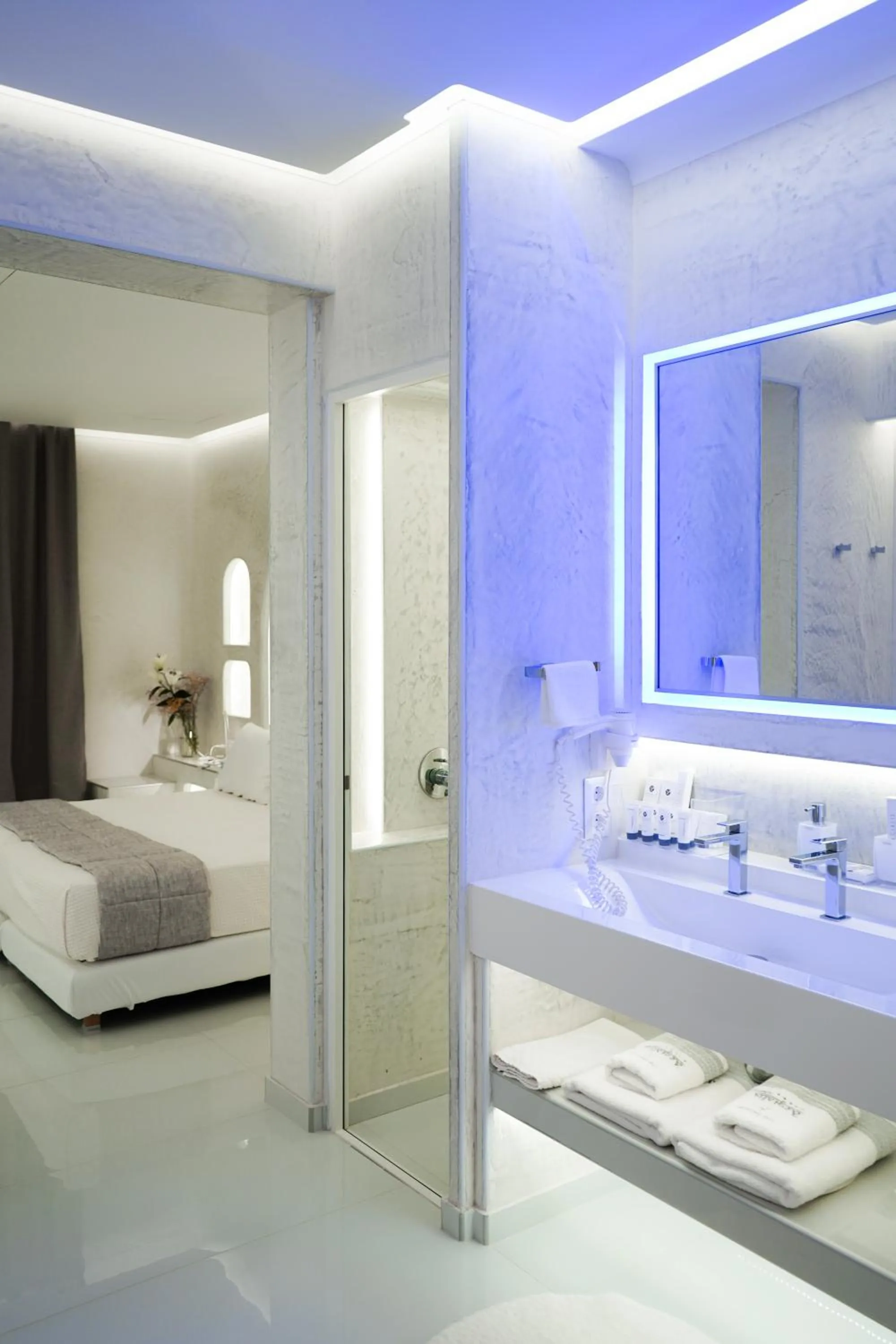 Bed in Aegialis Hotel & Spa