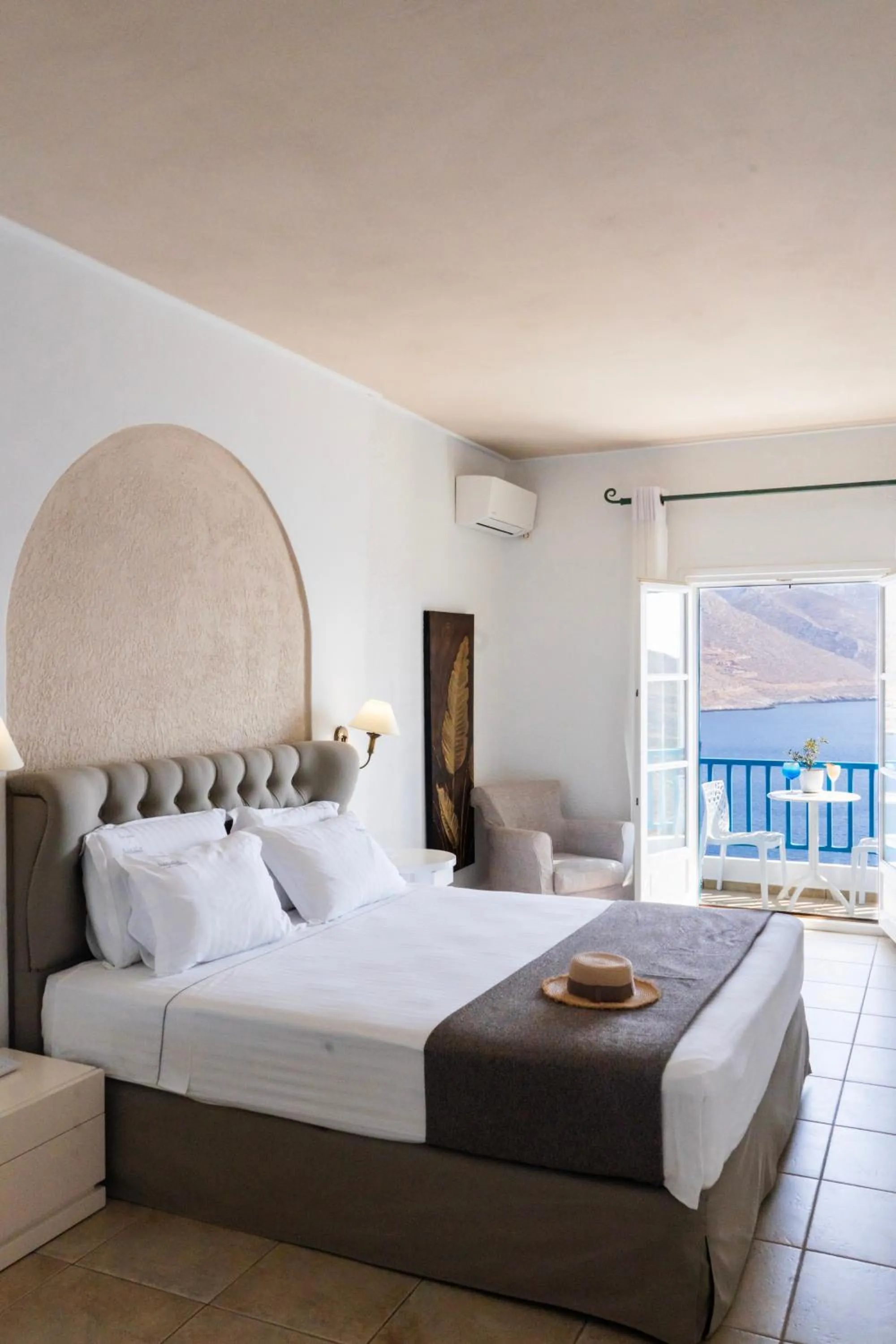 Bed in Aegialis Hotel & Spa