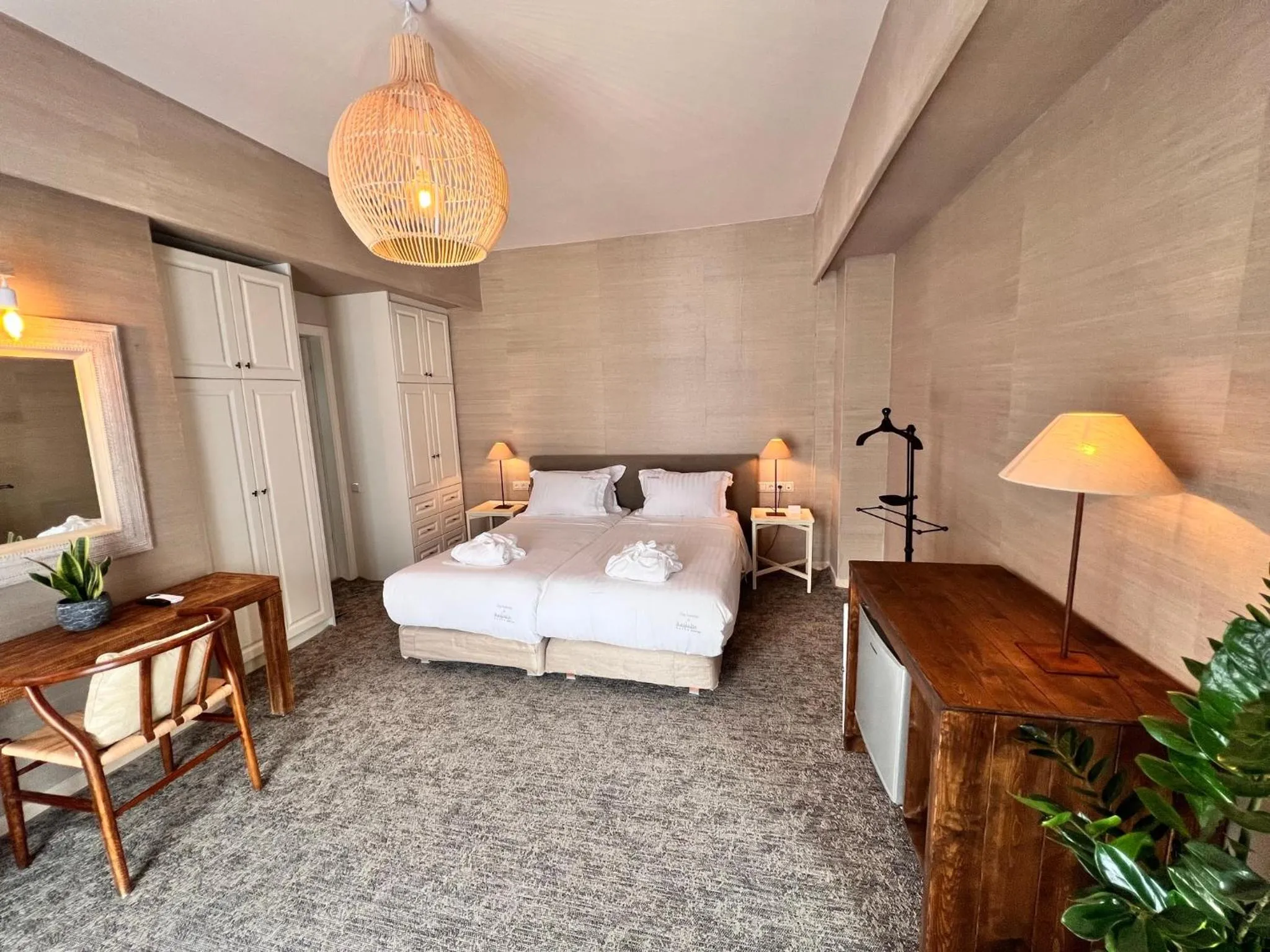 Bed in Aegialis Hotel & Spa