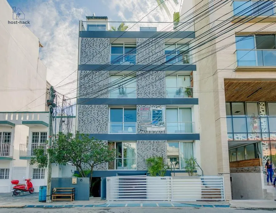 Property building in Dpto a 5 min de la Playa con Piscina y Rooftop